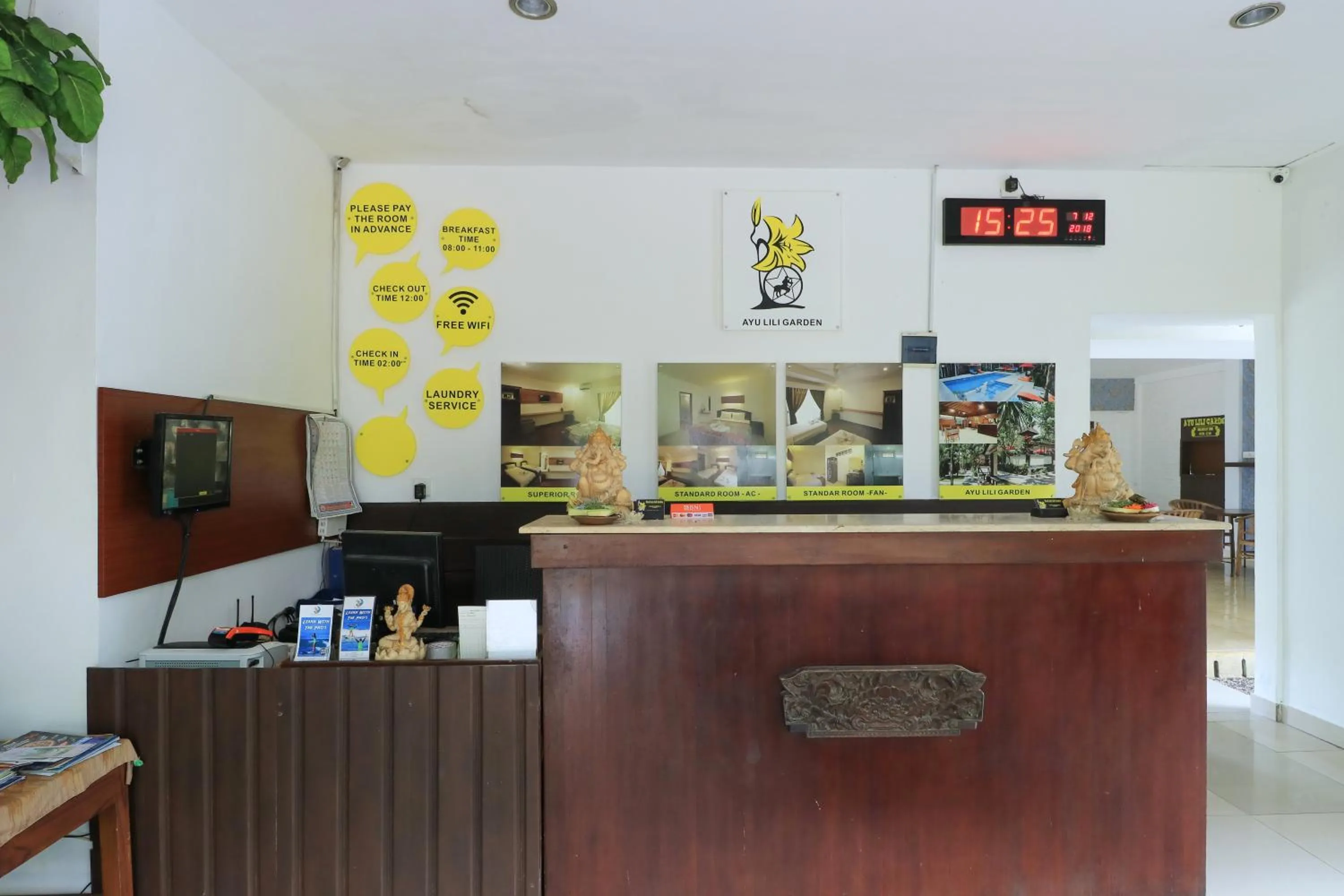 Lobby or reception in Ayu Lili Garden Hotel Kuta