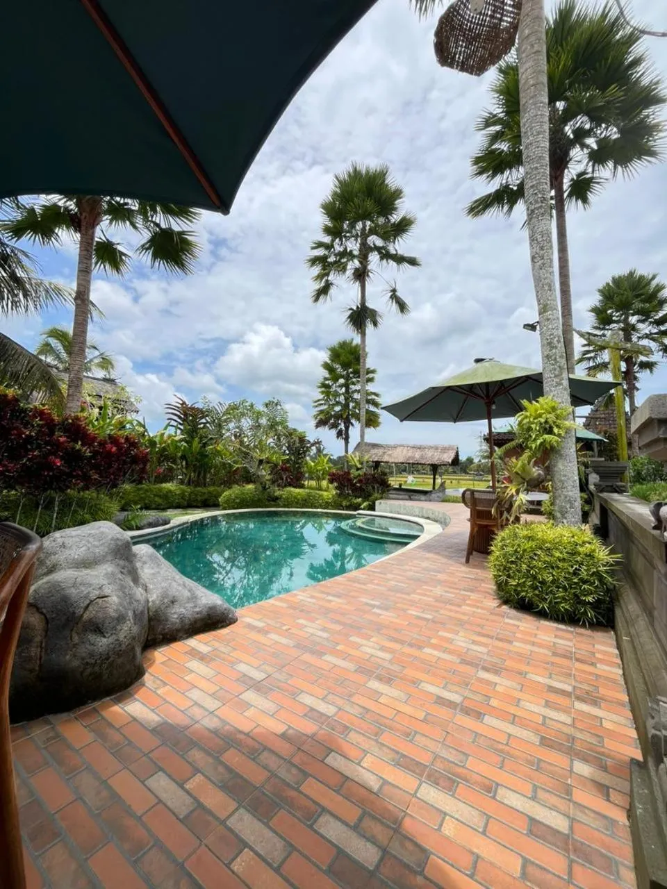 Swimming pool in Uma Sebatu Villa Ubud