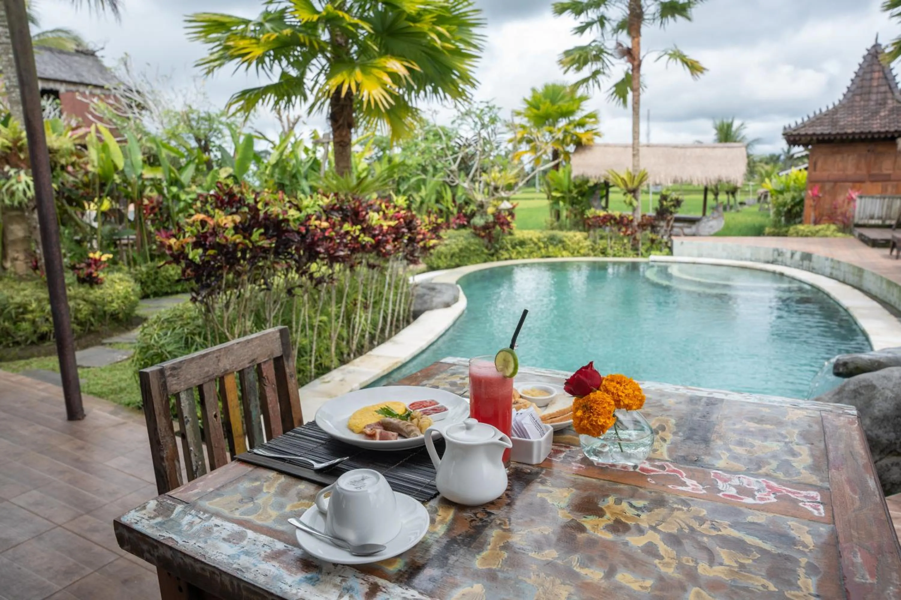 Natural landscape in Uma Sebatu Villa Ubud
