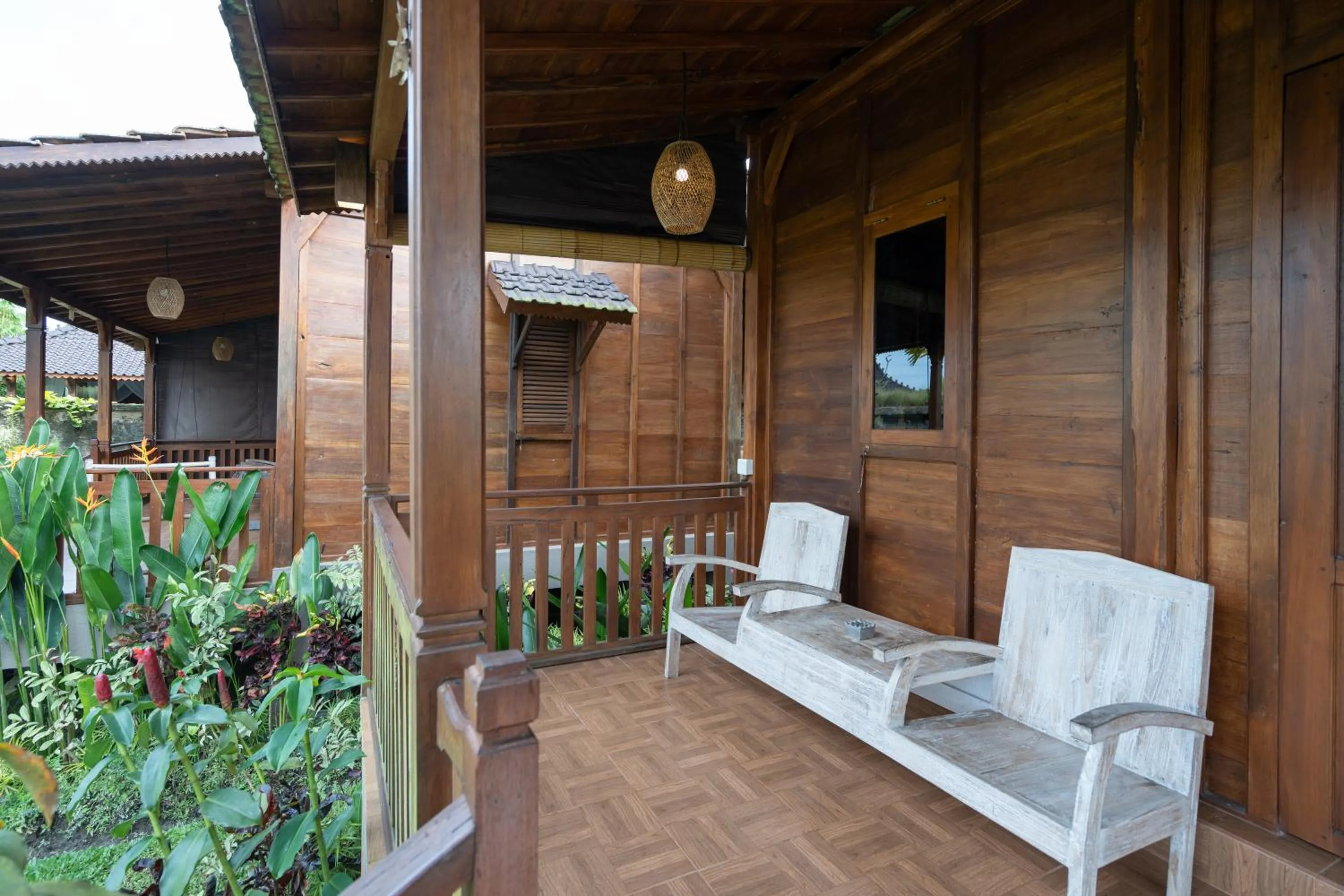 Patio in Uma Sebatu Villa Ubud