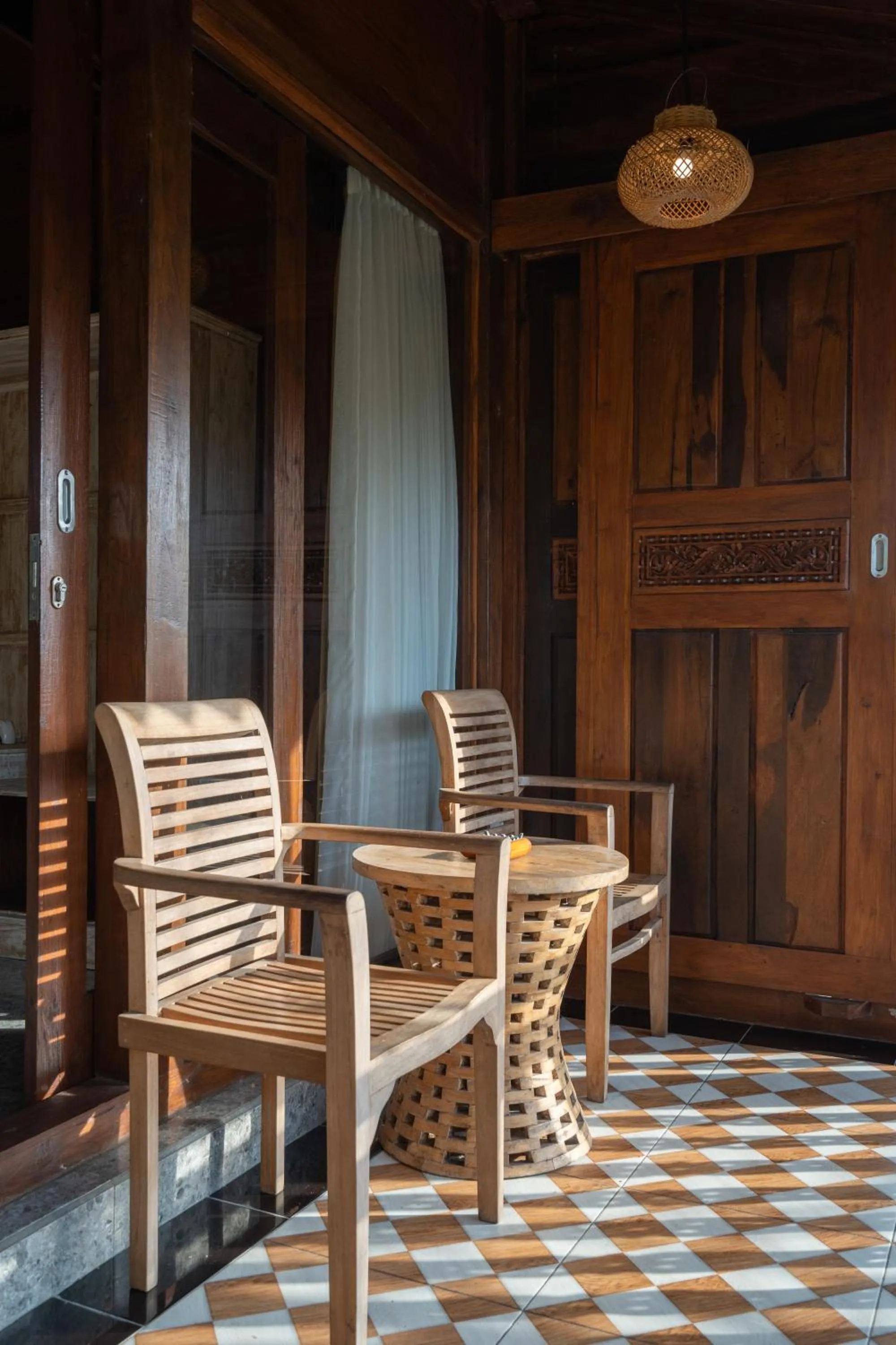 Balcony/Terrace in Uma Sebatu Villa Ubud