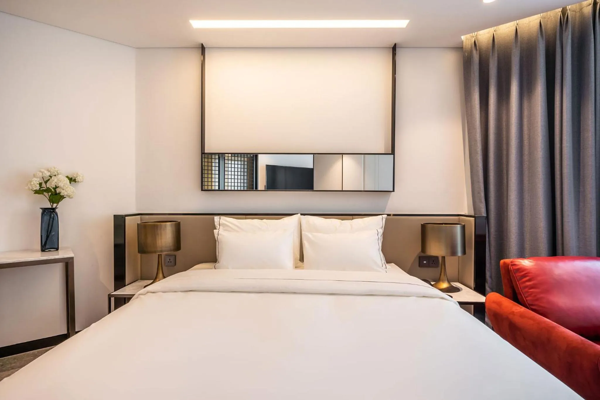 Bed in Hotel the Castle Jamsil-Sene