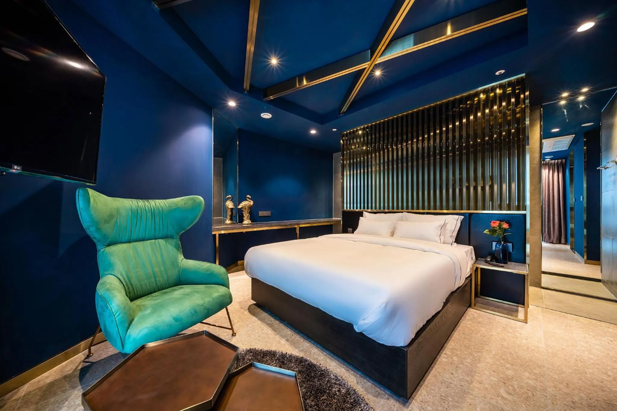 Bed in Hotel the Castle Jamsil-Sene