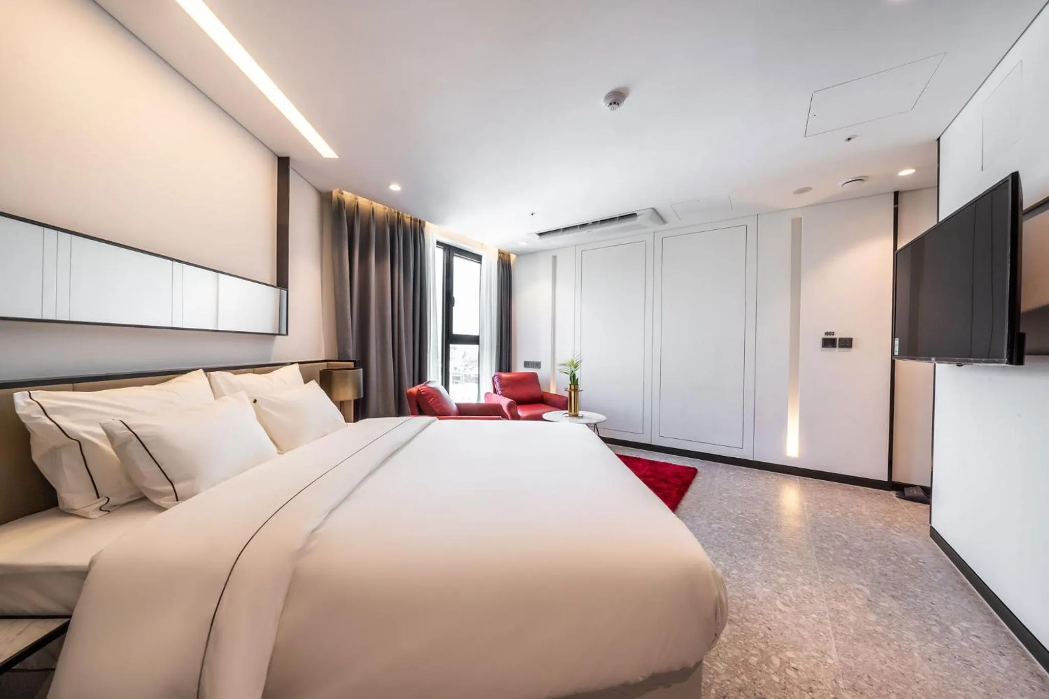 Bed in Hotel the Castle Jamsil-Sene