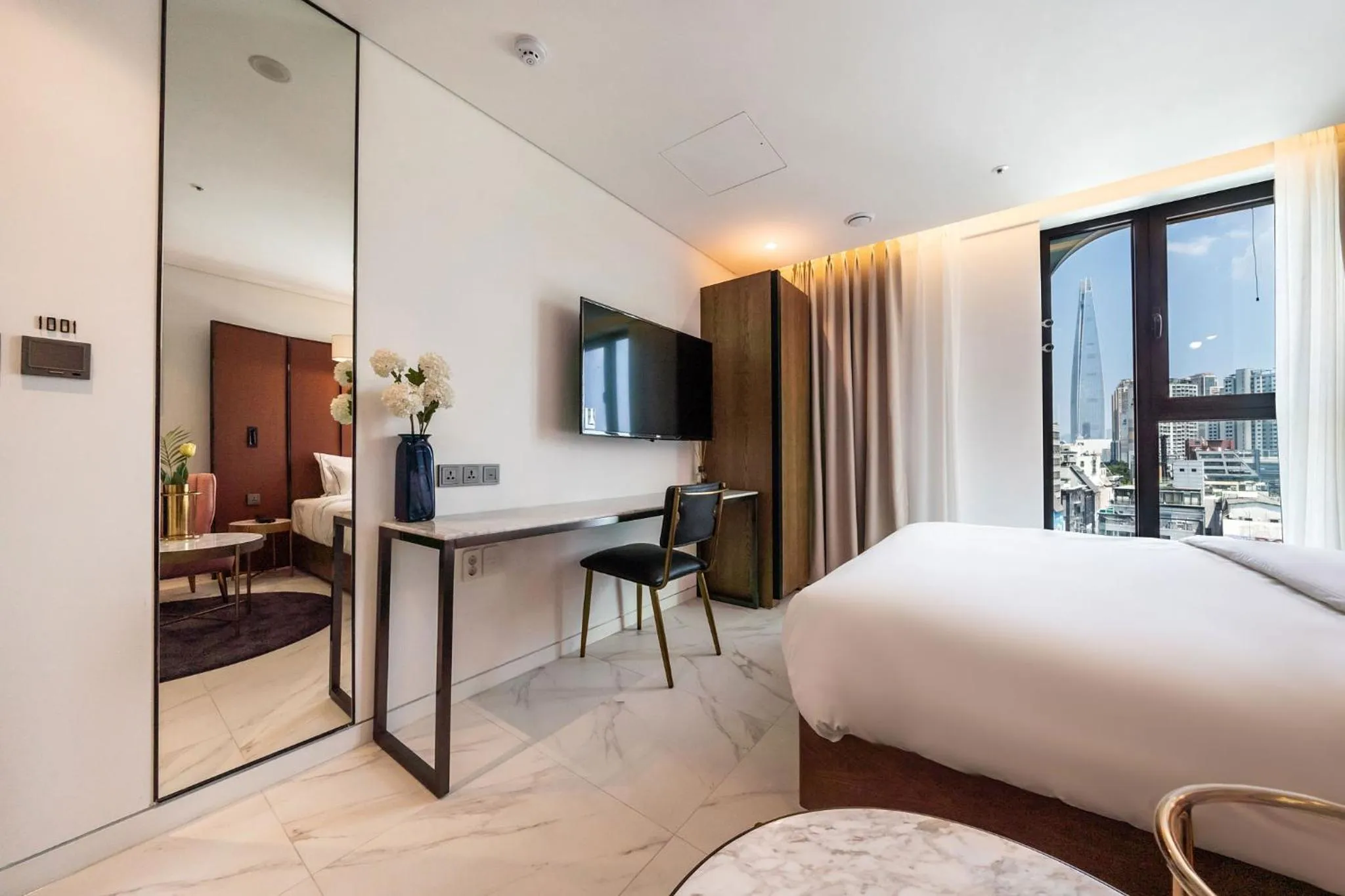 Bed in Hotel the Castle Jamsil-Sene