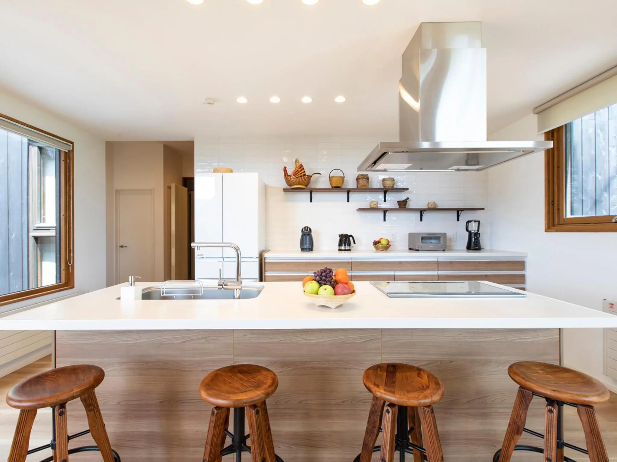 Kitchen or kitchenette in Birchwood Chalet