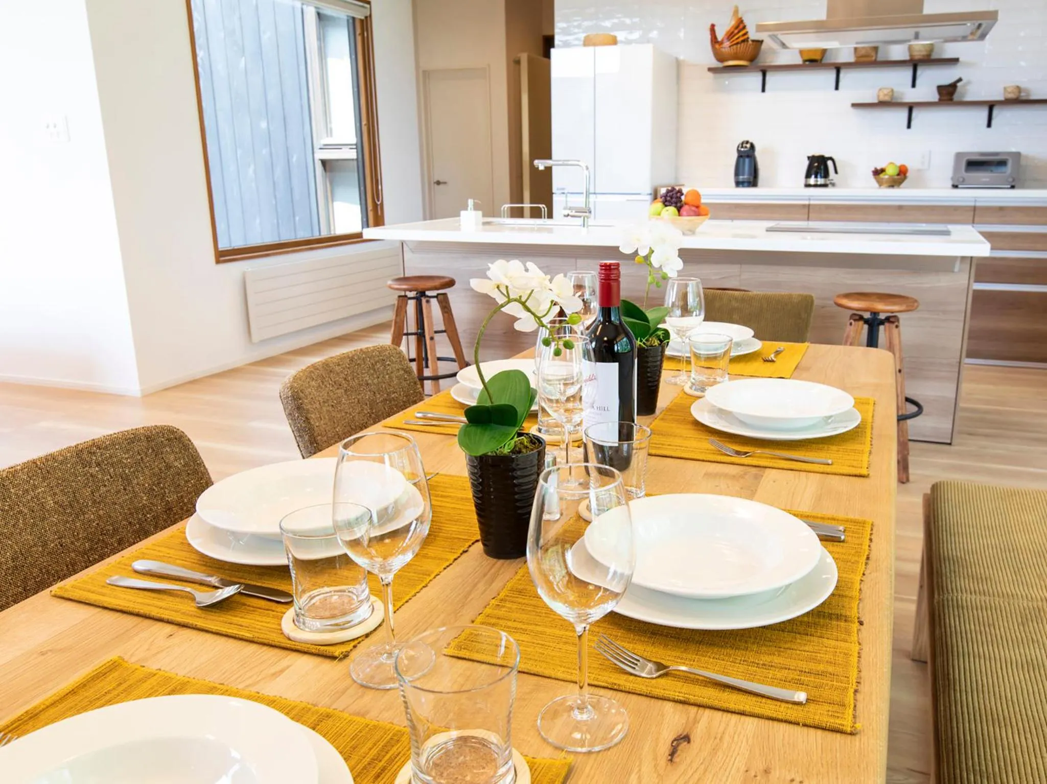 Kitchen or kitchenette in Birchwood Chalet