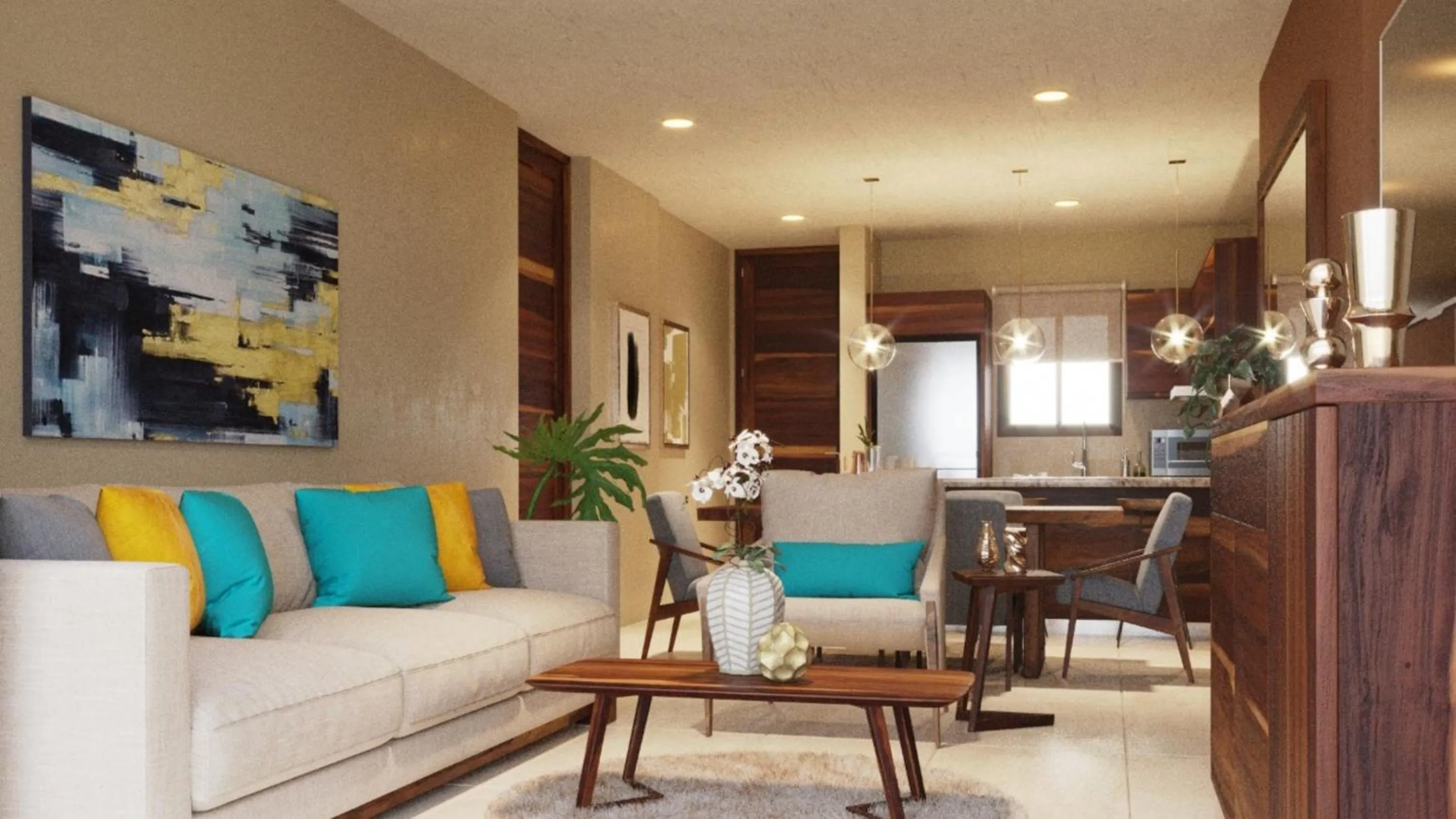 Living room in Hotel Beló Isla Mujeres - All Inclusive - Sargassum Free