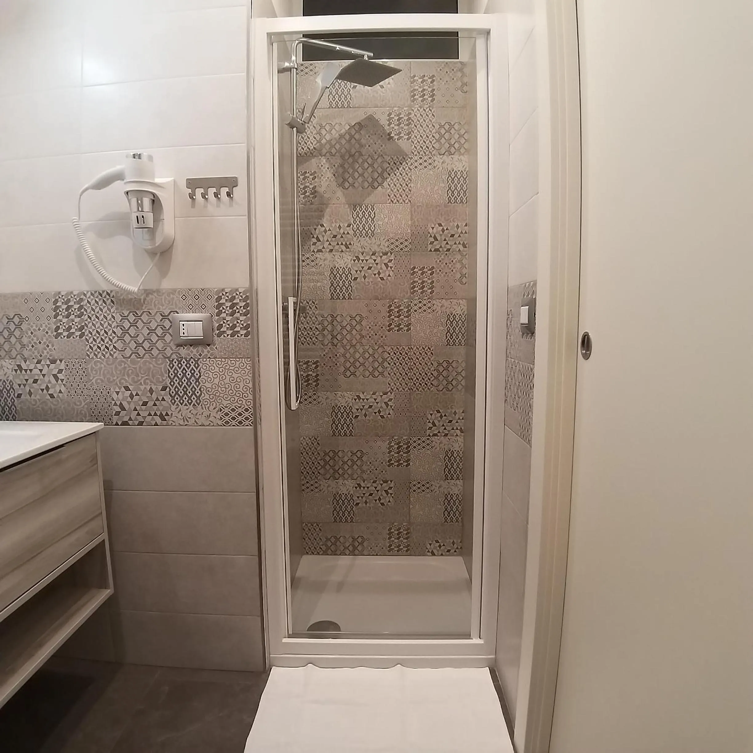 Shower in B&B La Rosa Felice