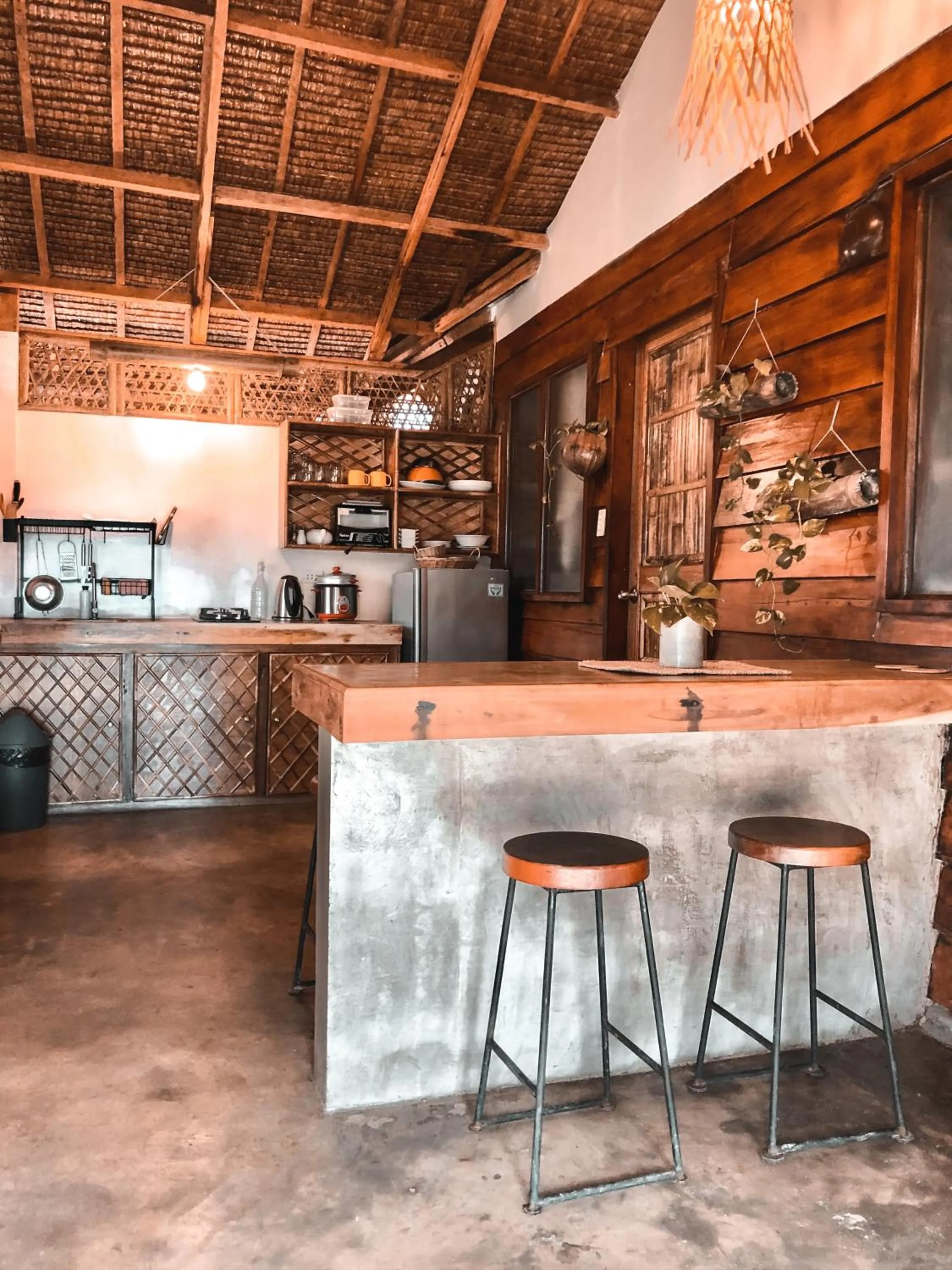Kitchen or kitchenette in Happiness Beach Resort Siargao