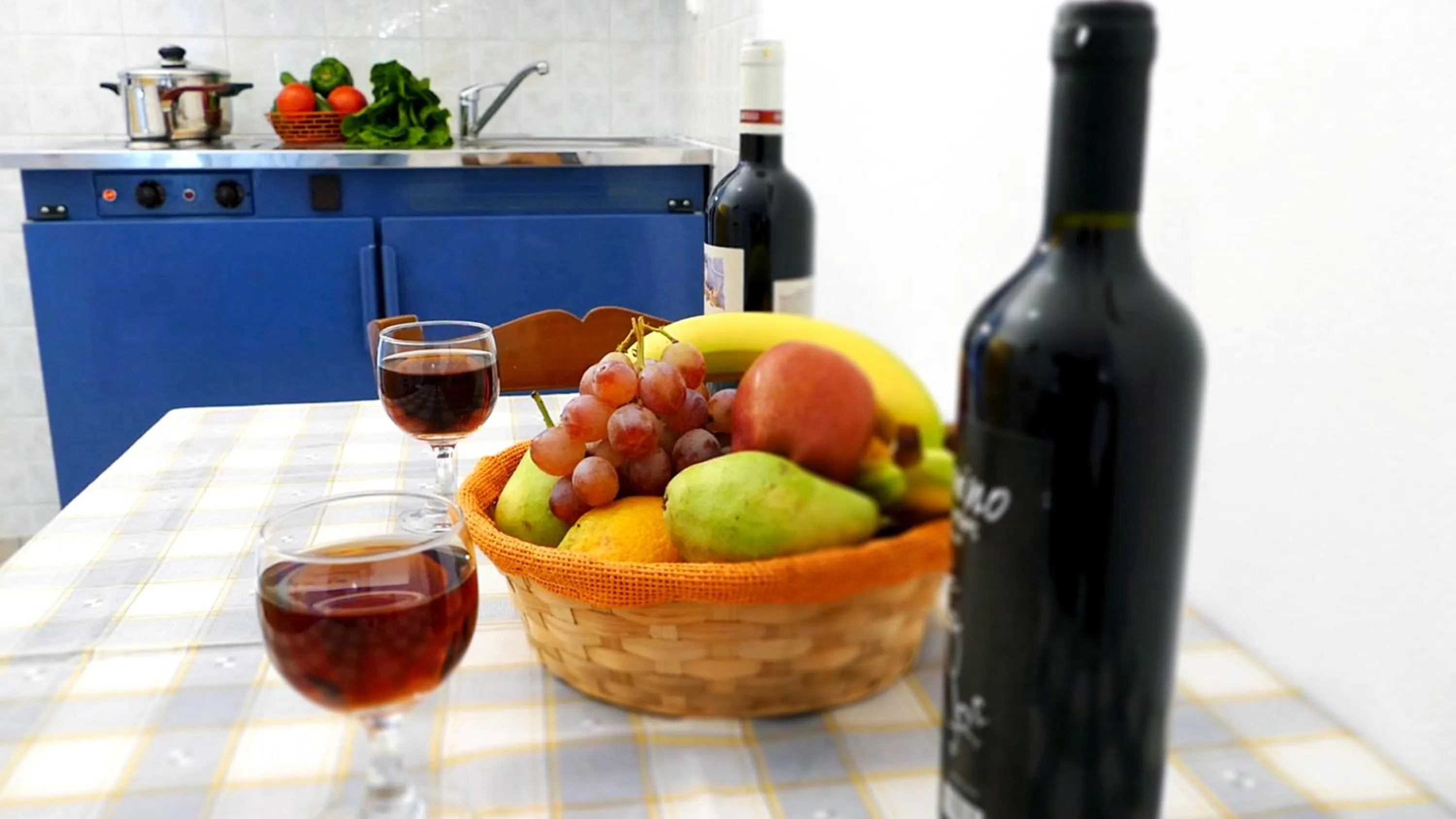 Kitchen or kitchenette in Christi Apartments