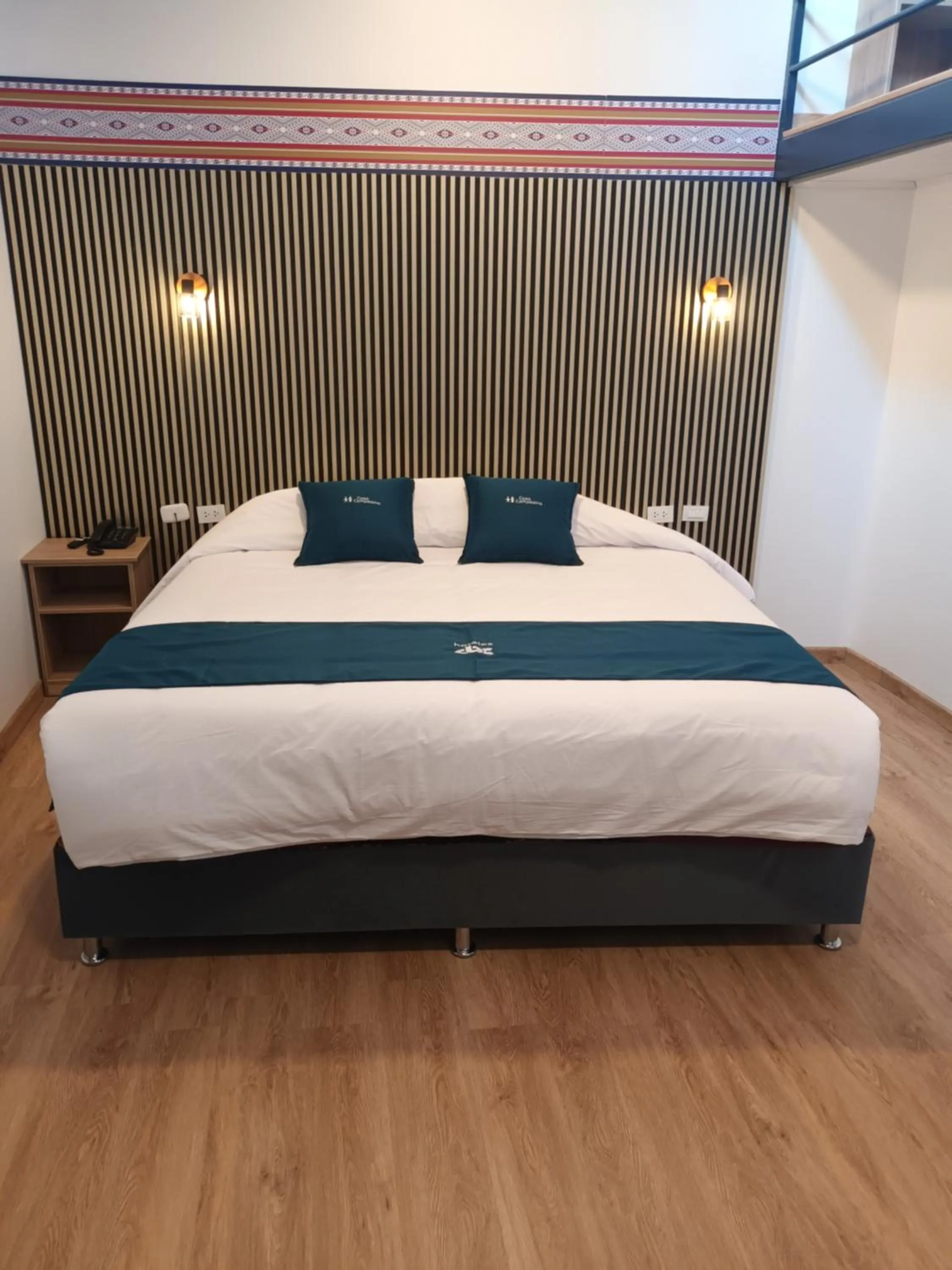 Property building, Bed in Hotel Casa Campesina