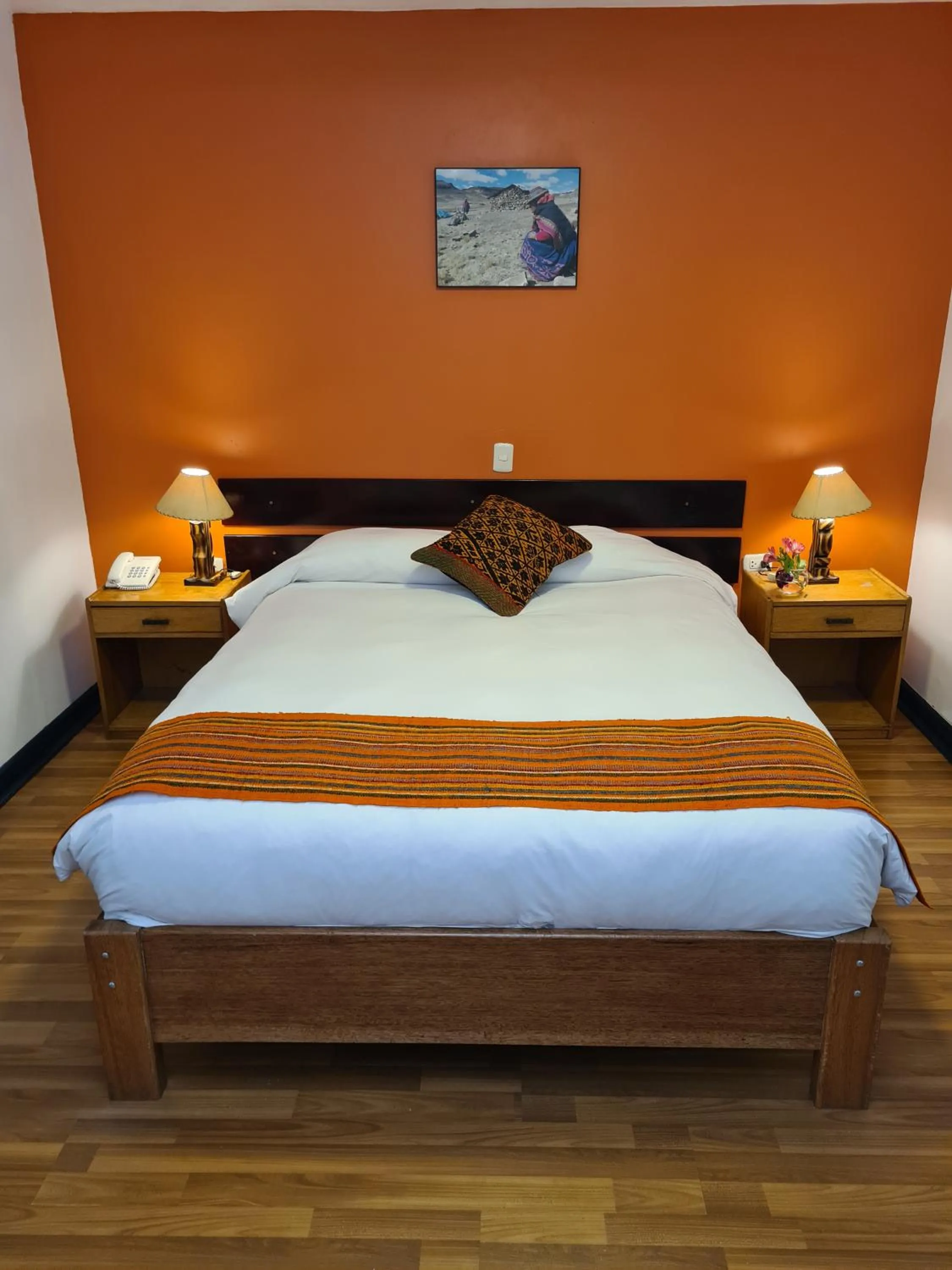 Bed in Hotel Casa Campesina