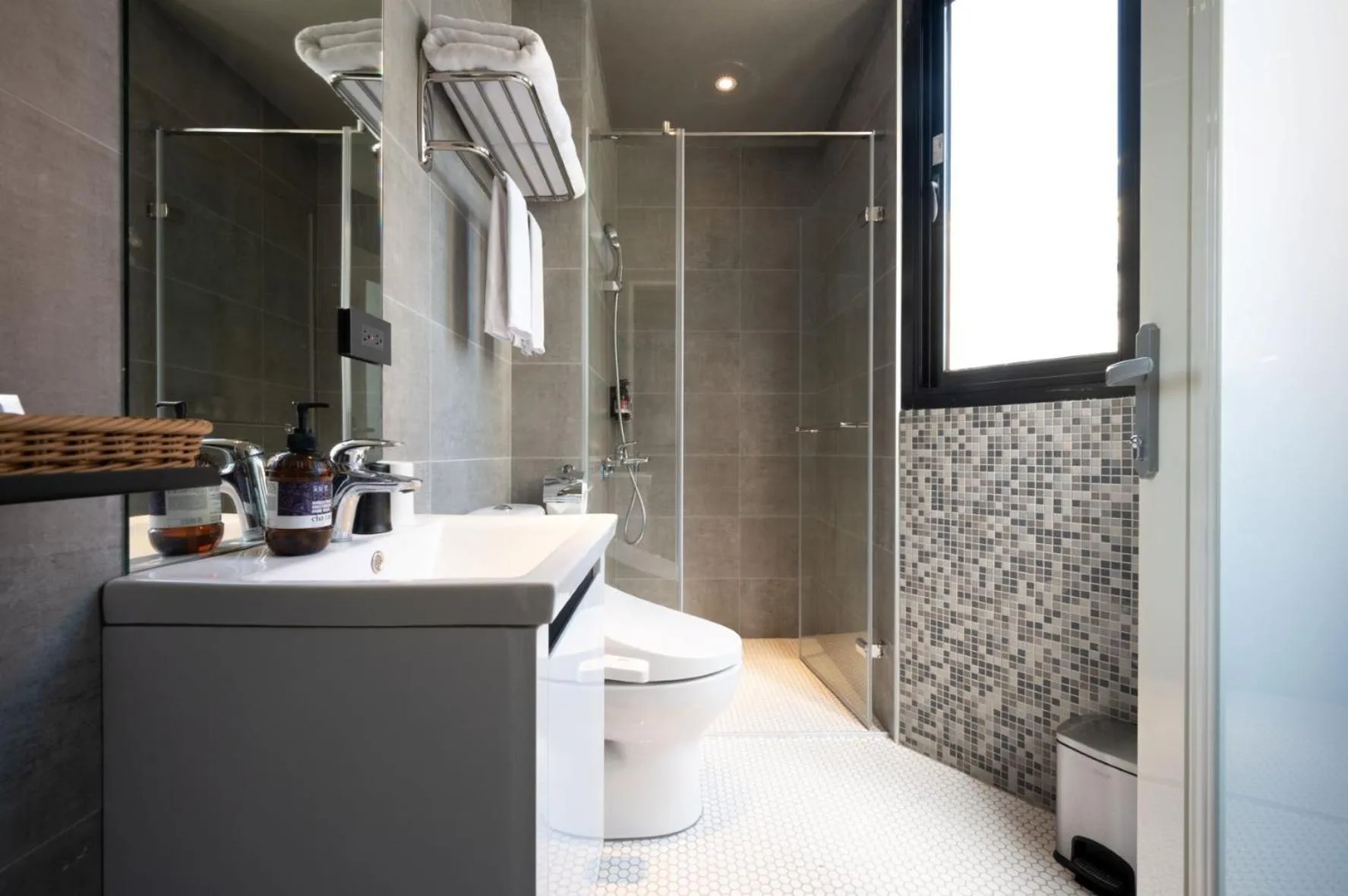 Bathroom in Yunoyado Onsen Hot Spring Hotel Deyang