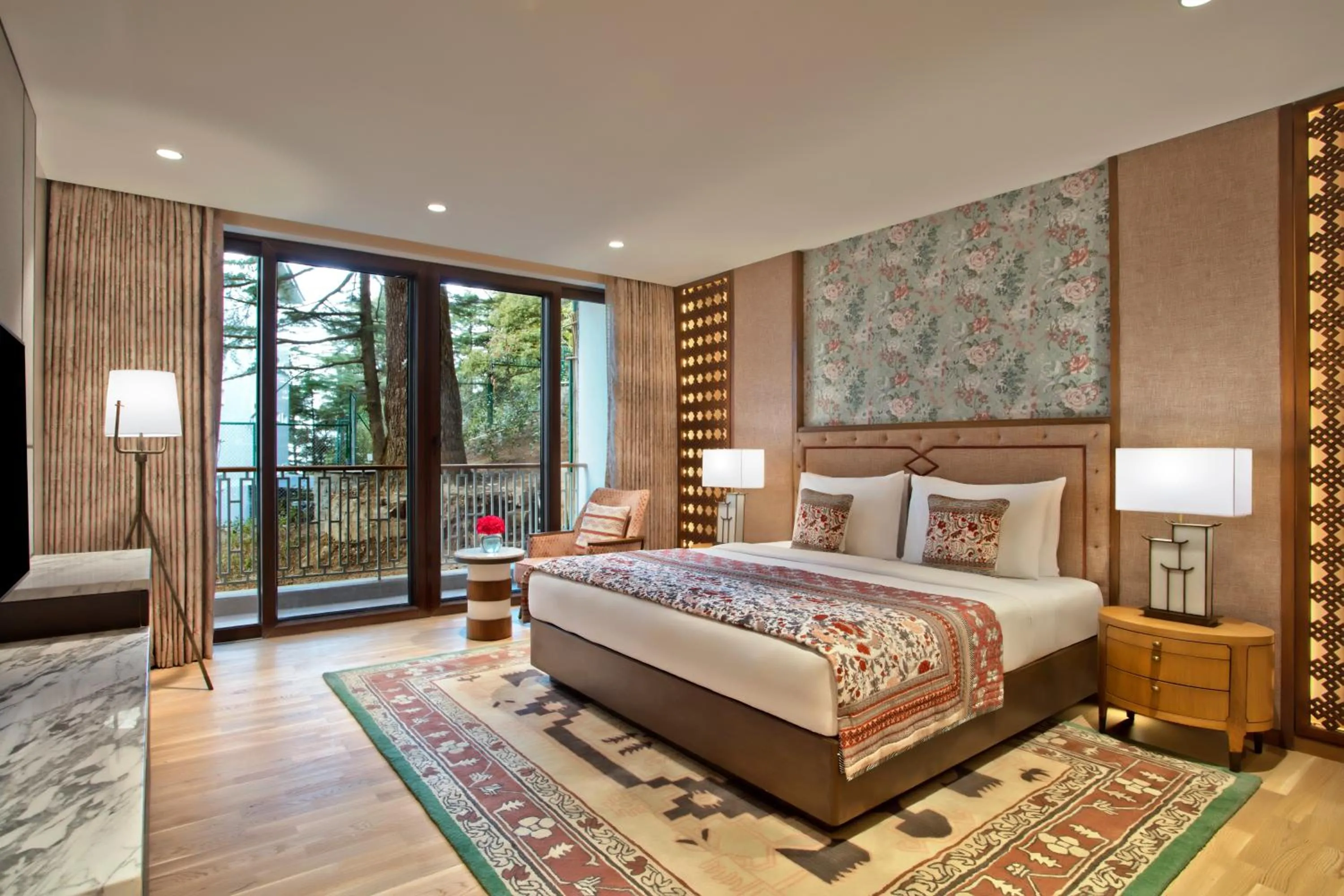Photo of the whole room, Bed in Hyatt Regency Dharamshala Resort