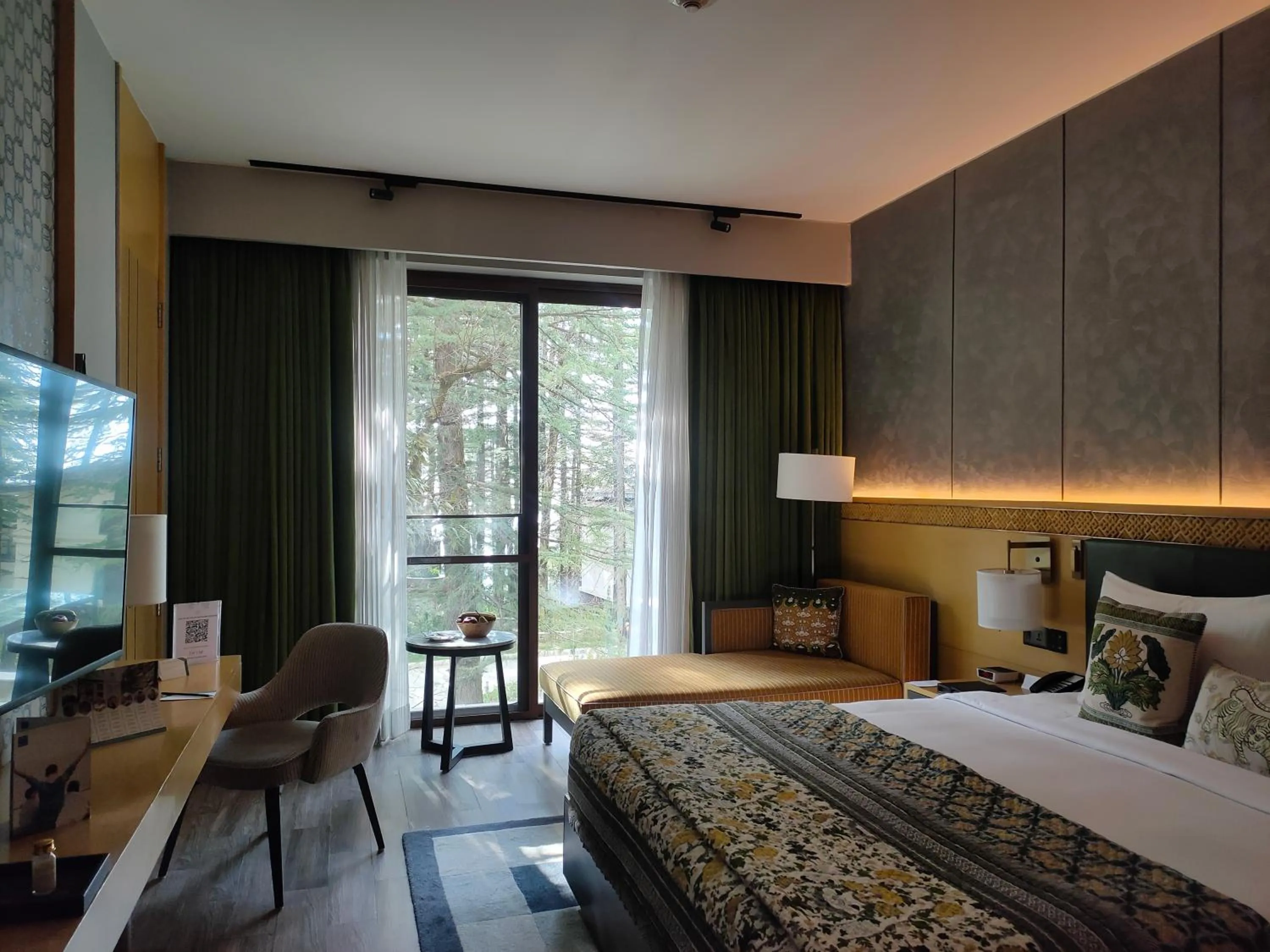 Photo of the whole room, Bed in Hyatt Regency Dharamshala Resort