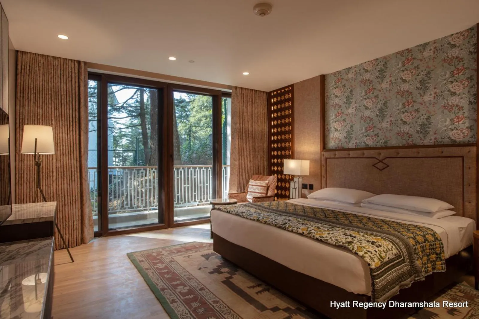 Bed in Hyatt Regency Dharamshala Resort