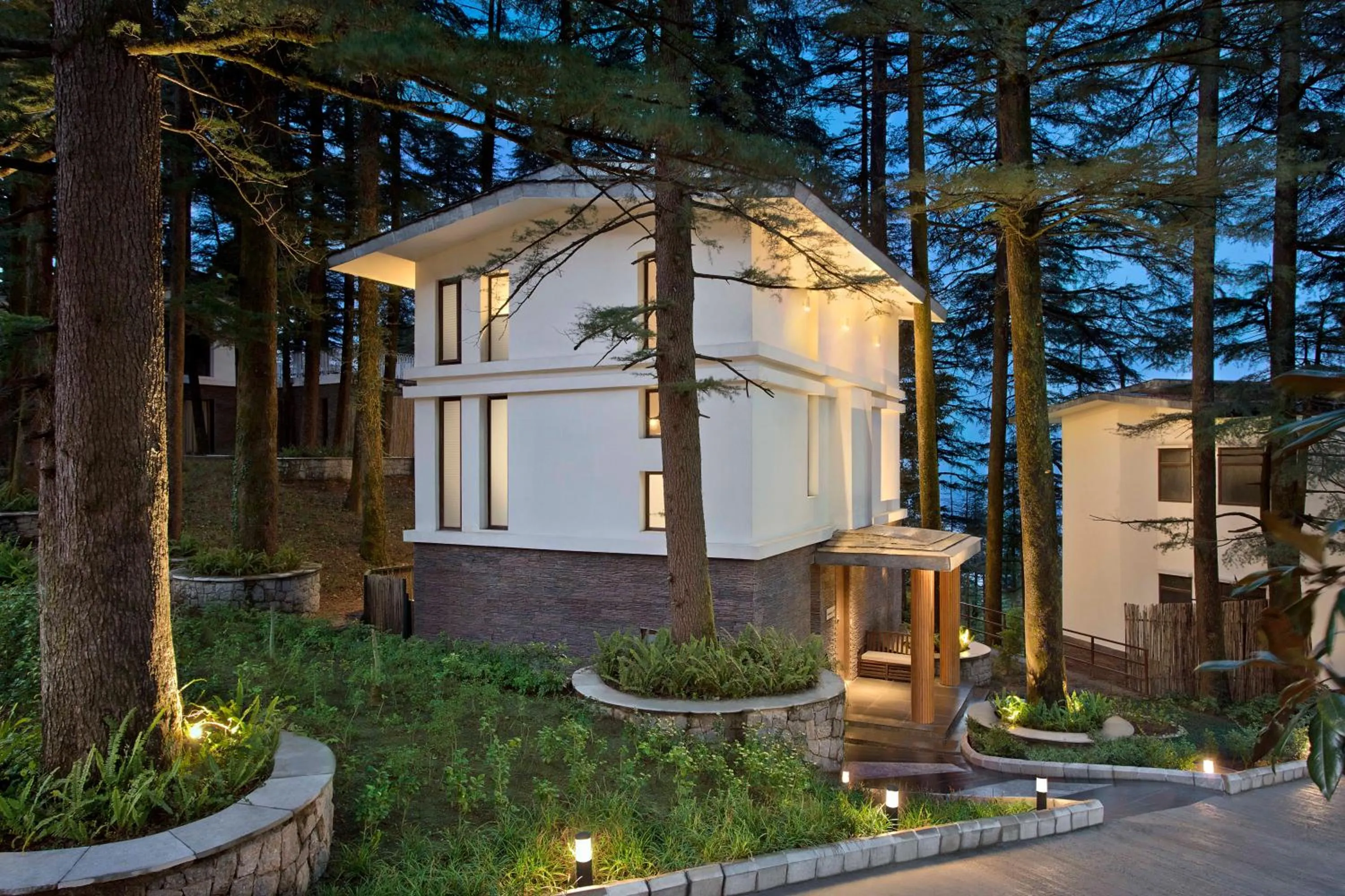 Facade/entrance in Hyatt Regency Dharamshala Resort