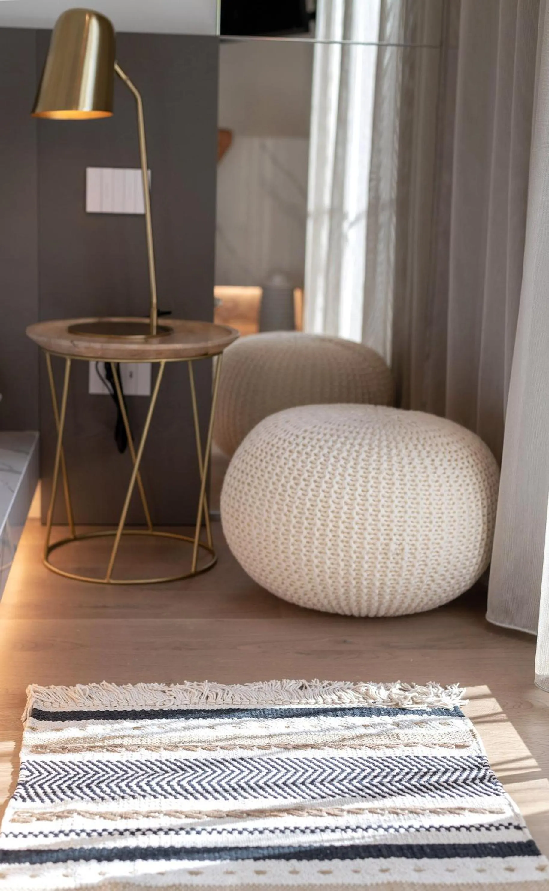 Decorative detail in Le Palmette Suites