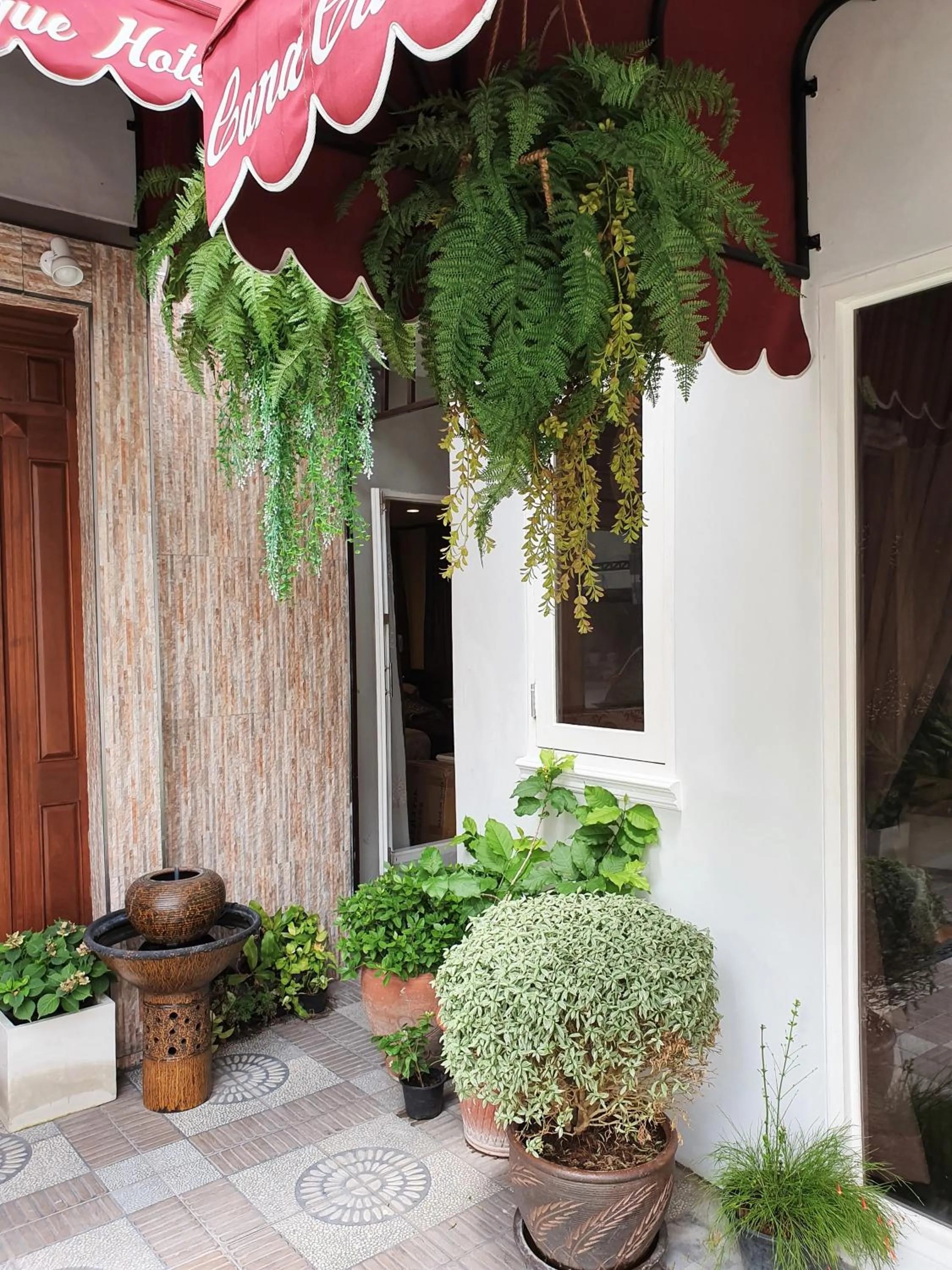 Patio in Cana Boutique Hotel