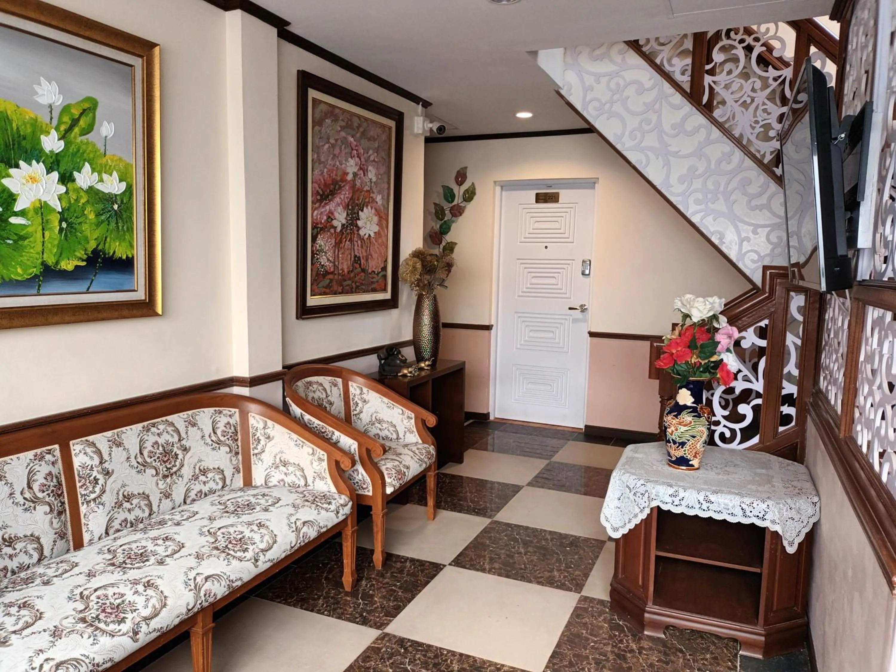 Seating area in Cana Boutique Hotel