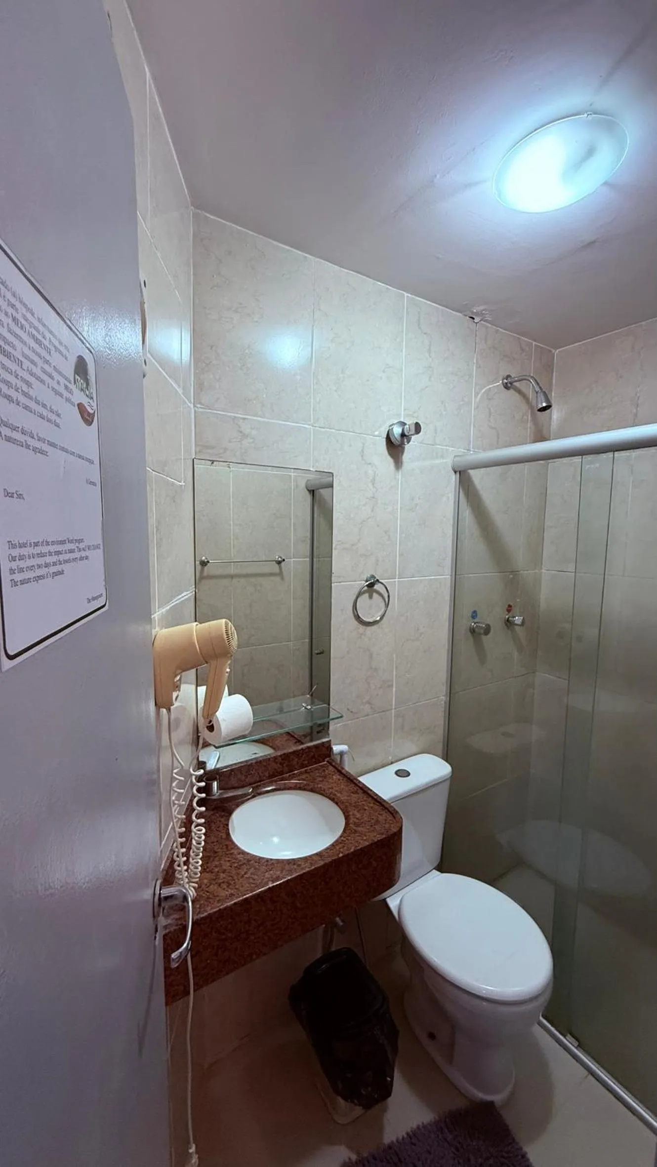 Shower in Hotel Italia Beach - Na Beira Mar Natal RN