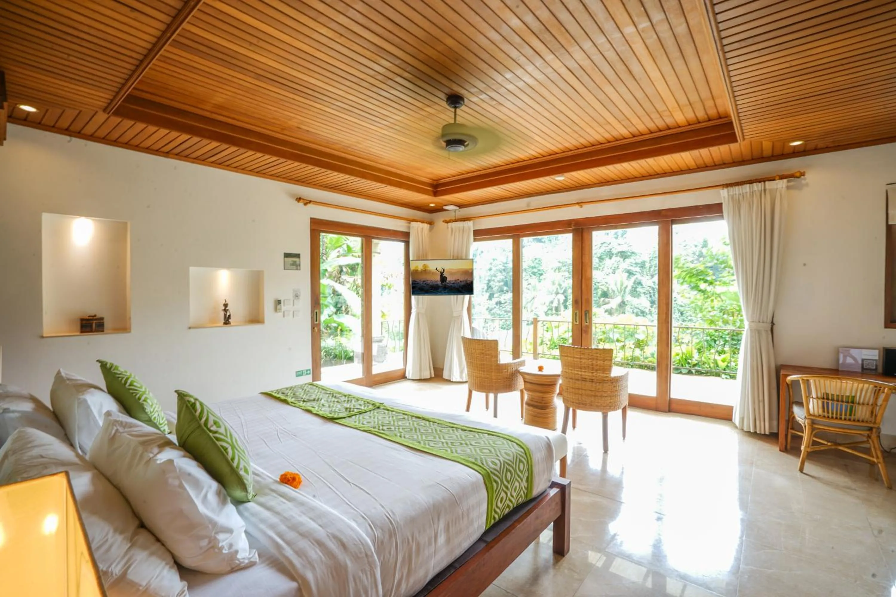 View (from property/room), Bed in The Allure Ubud Villas & Spa crafted by freshWater Asia