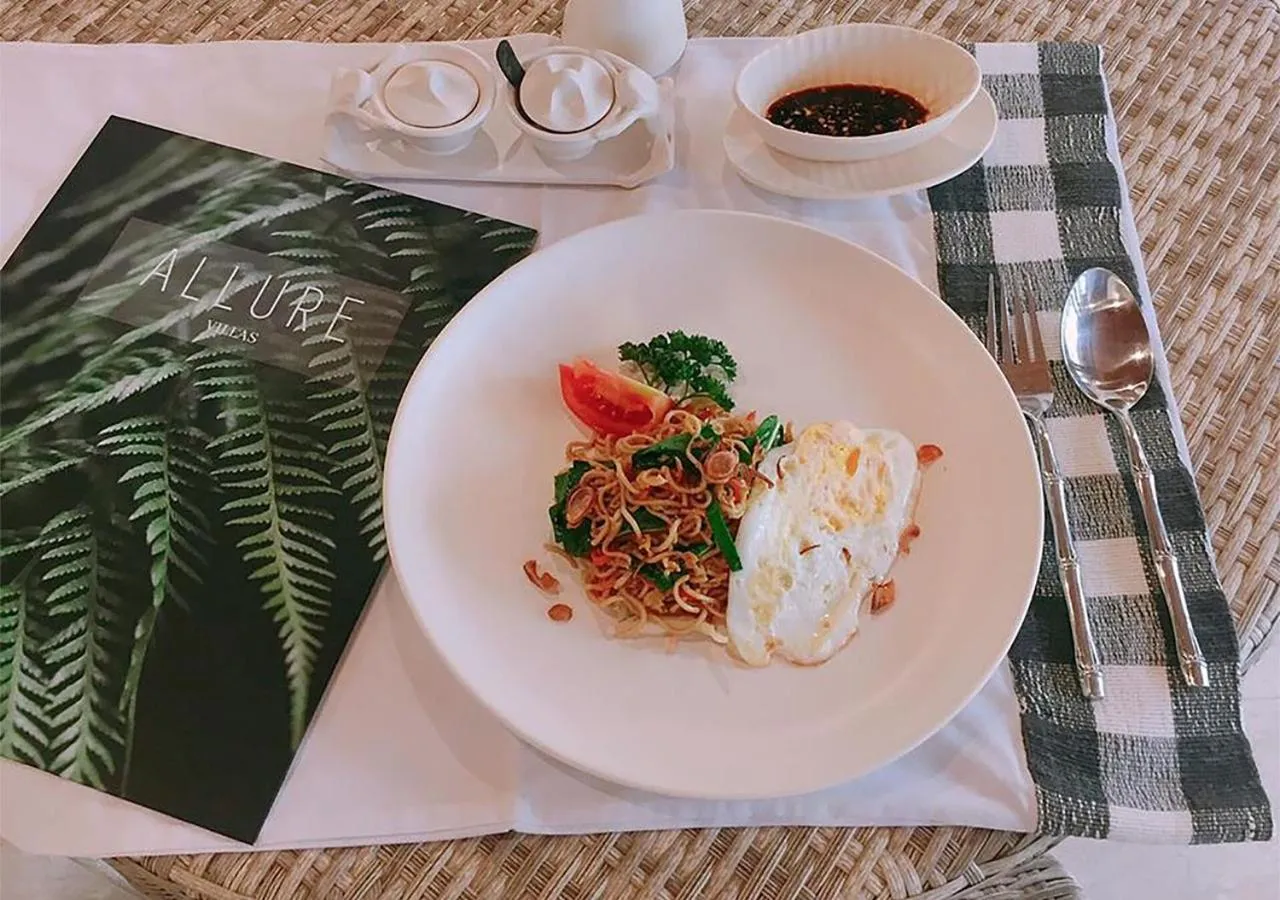 Food close-up in The Allure Ubud Villas & Spa crafted by freshWater Asia