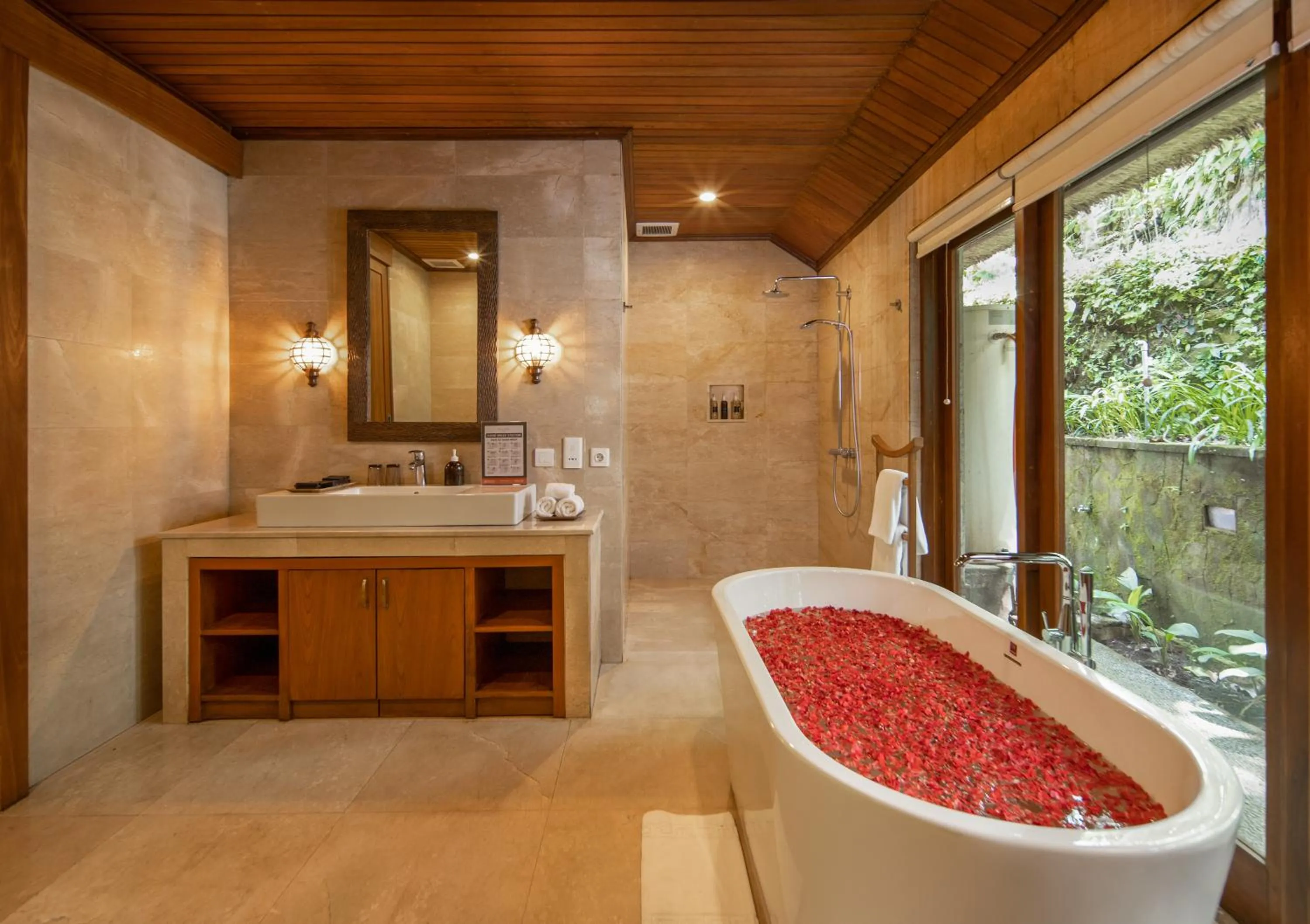 Shower in The Allure Ubud Villas & Spa crafted by freshWater Asia