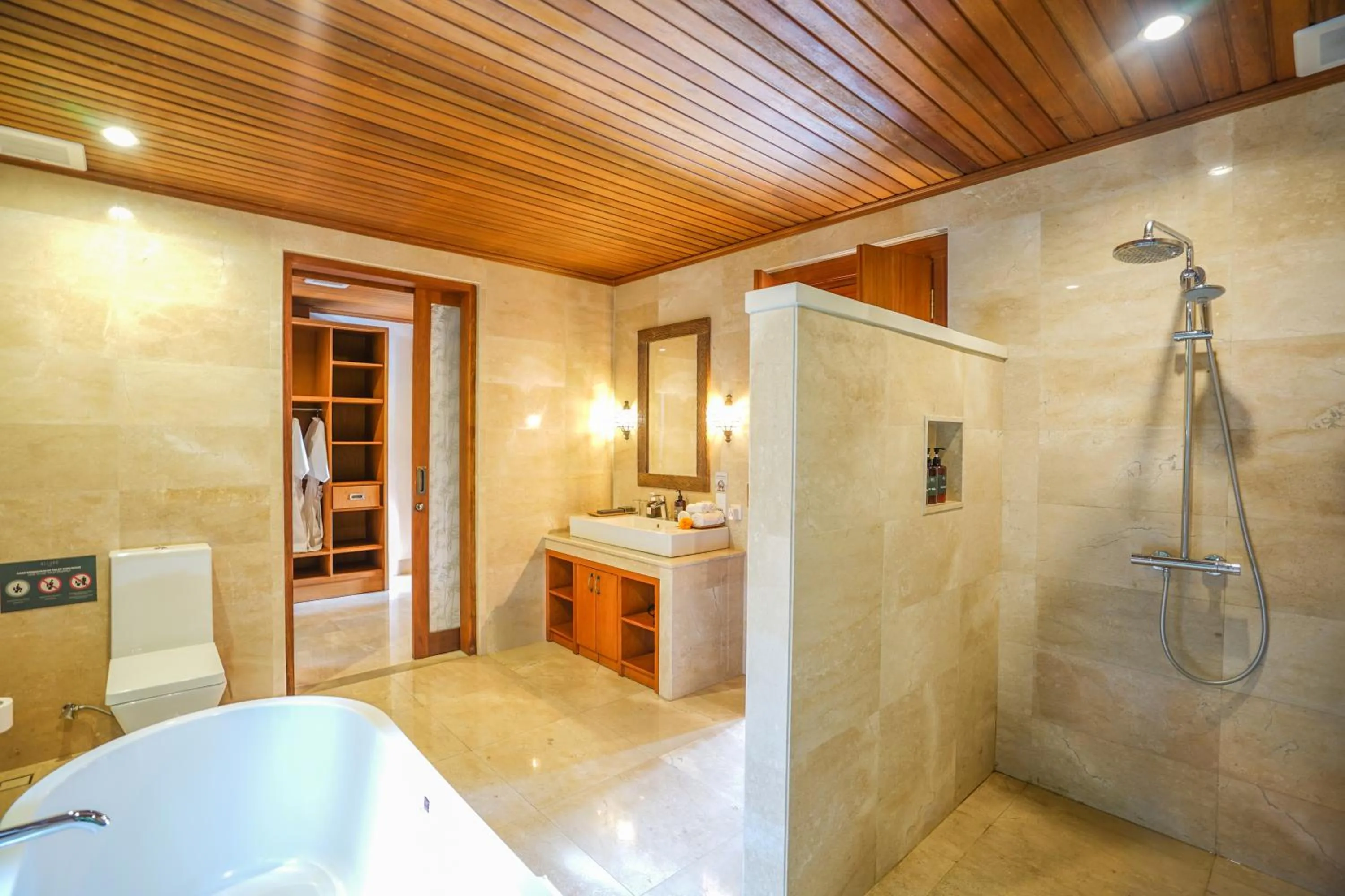 Shower in The Allure Ubud Villas & Spa crafted by freshWater Asia