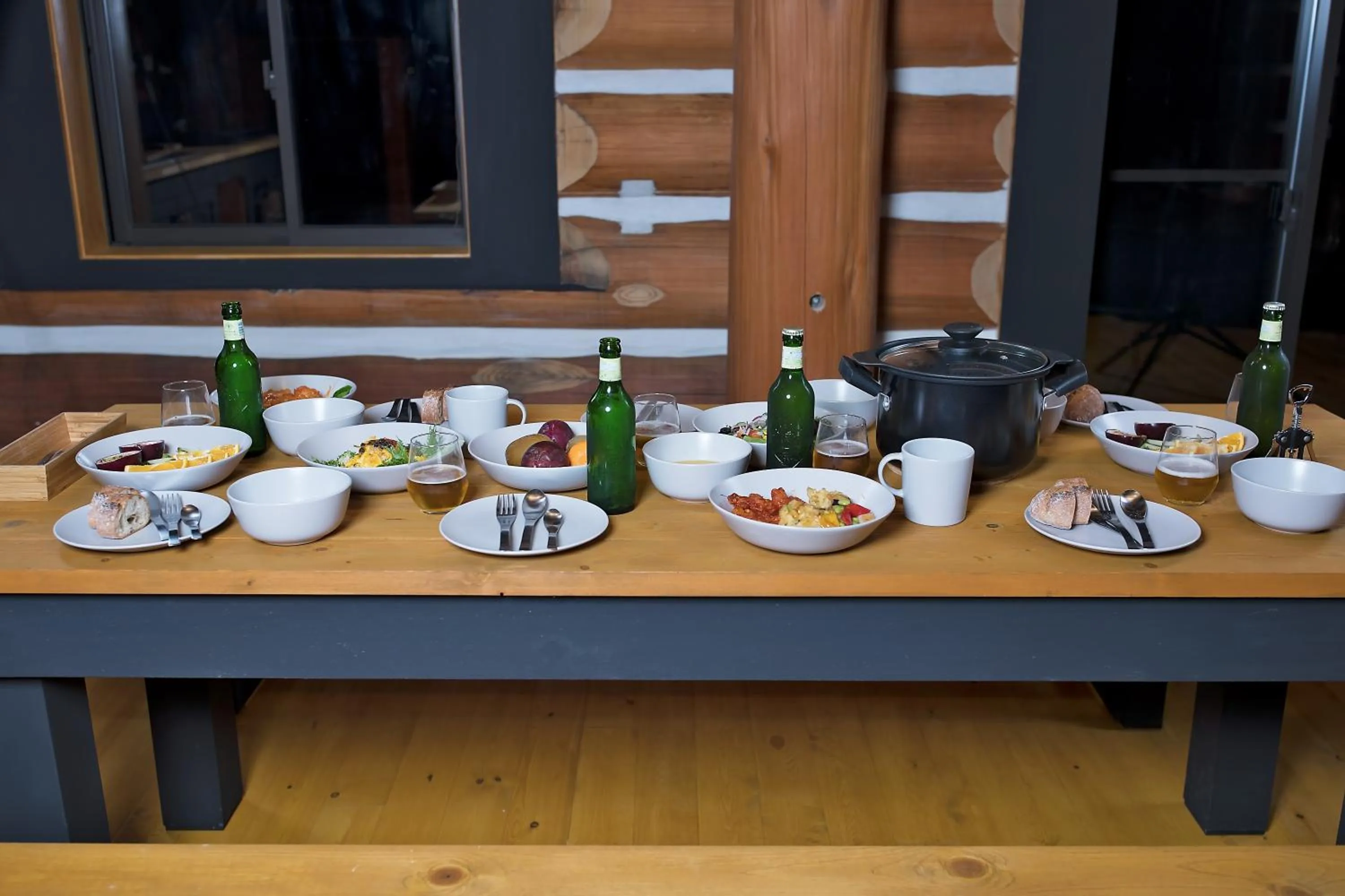 BBQ facilities in LOG HOUSE at Shima