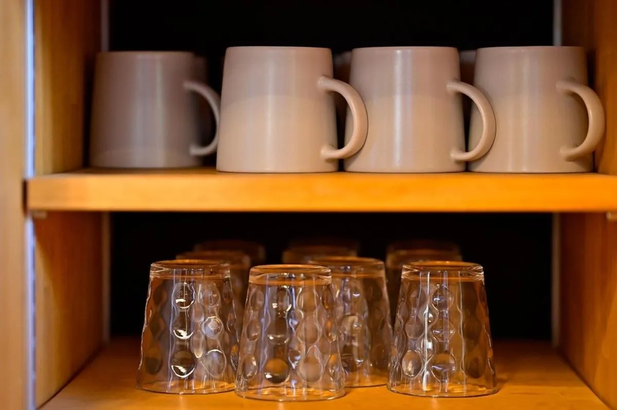 Kitchen or kitchenette in LOG HOUSE at Shima