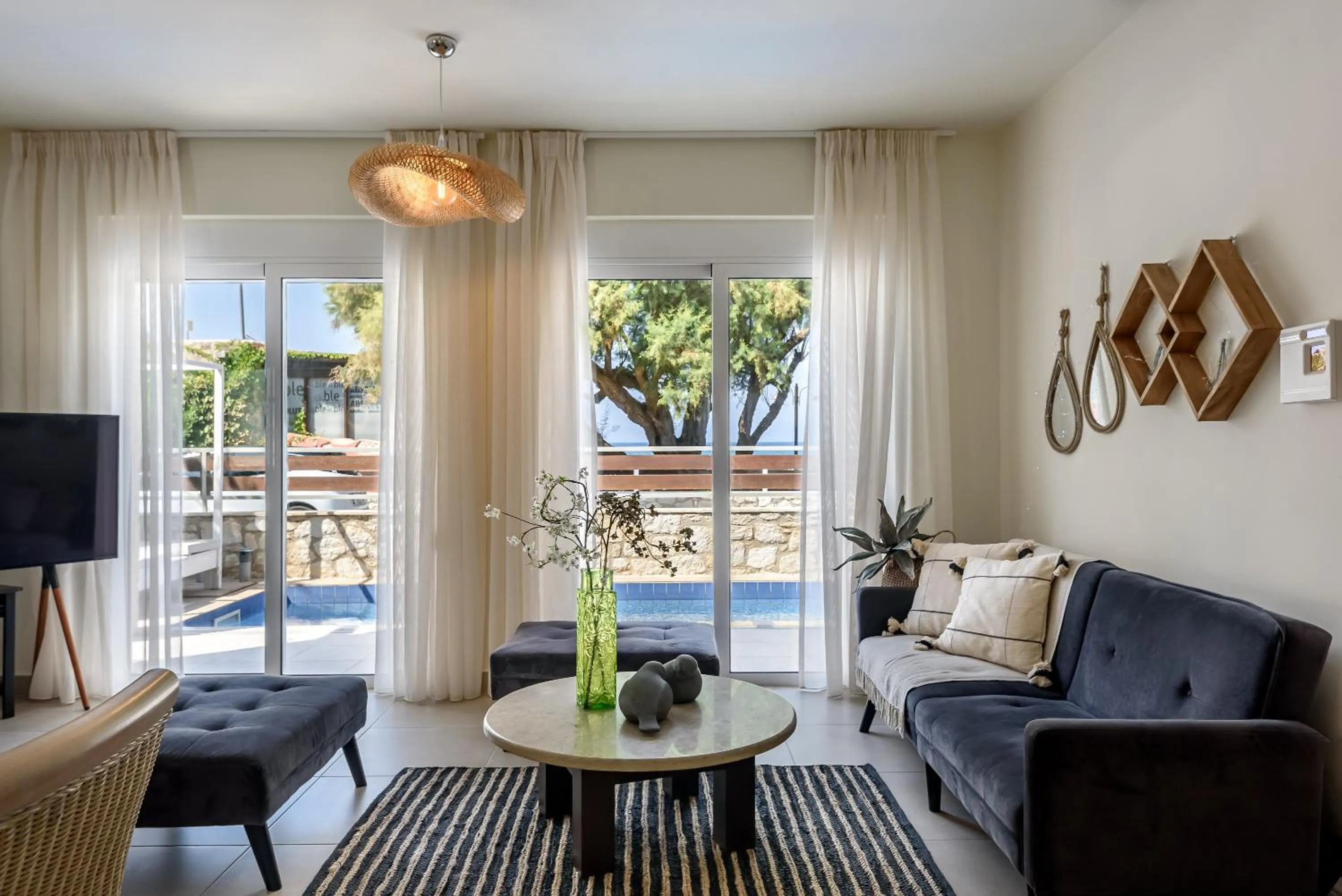 Living room in Azure Beach Villas
