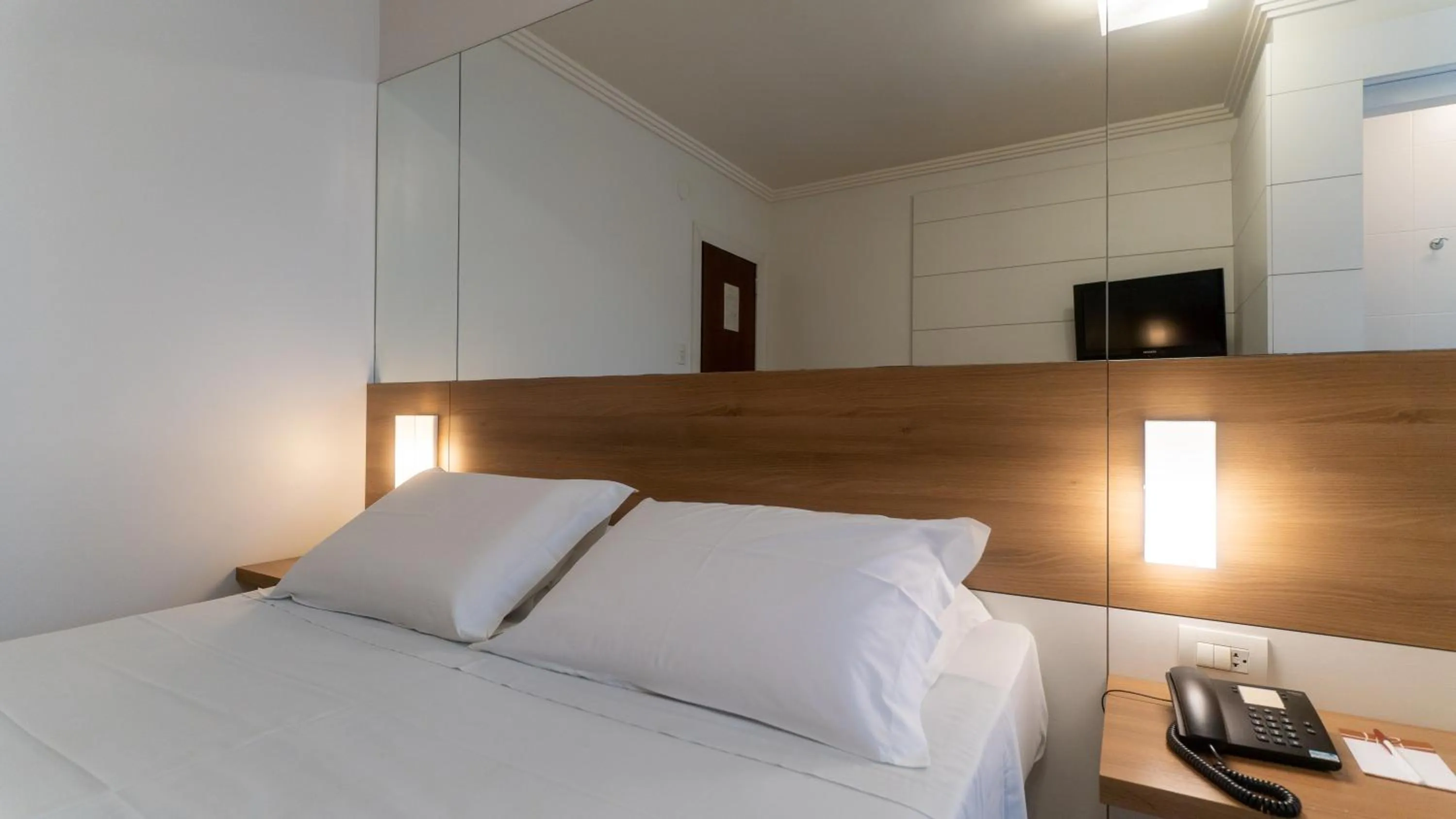 Bed in Hotel Glória Blumenau