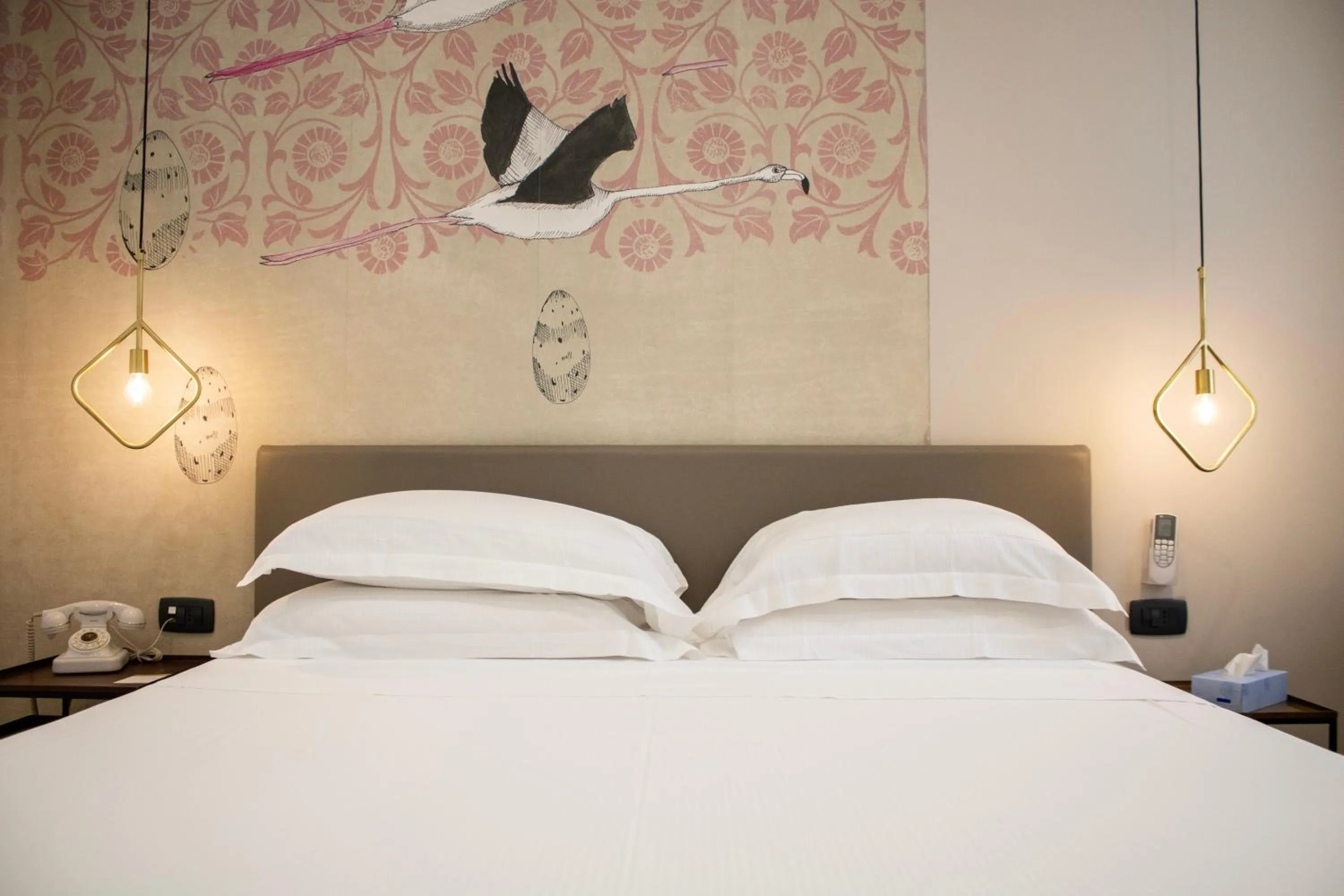 Bed in BADIA NUOVA Apart Hotel