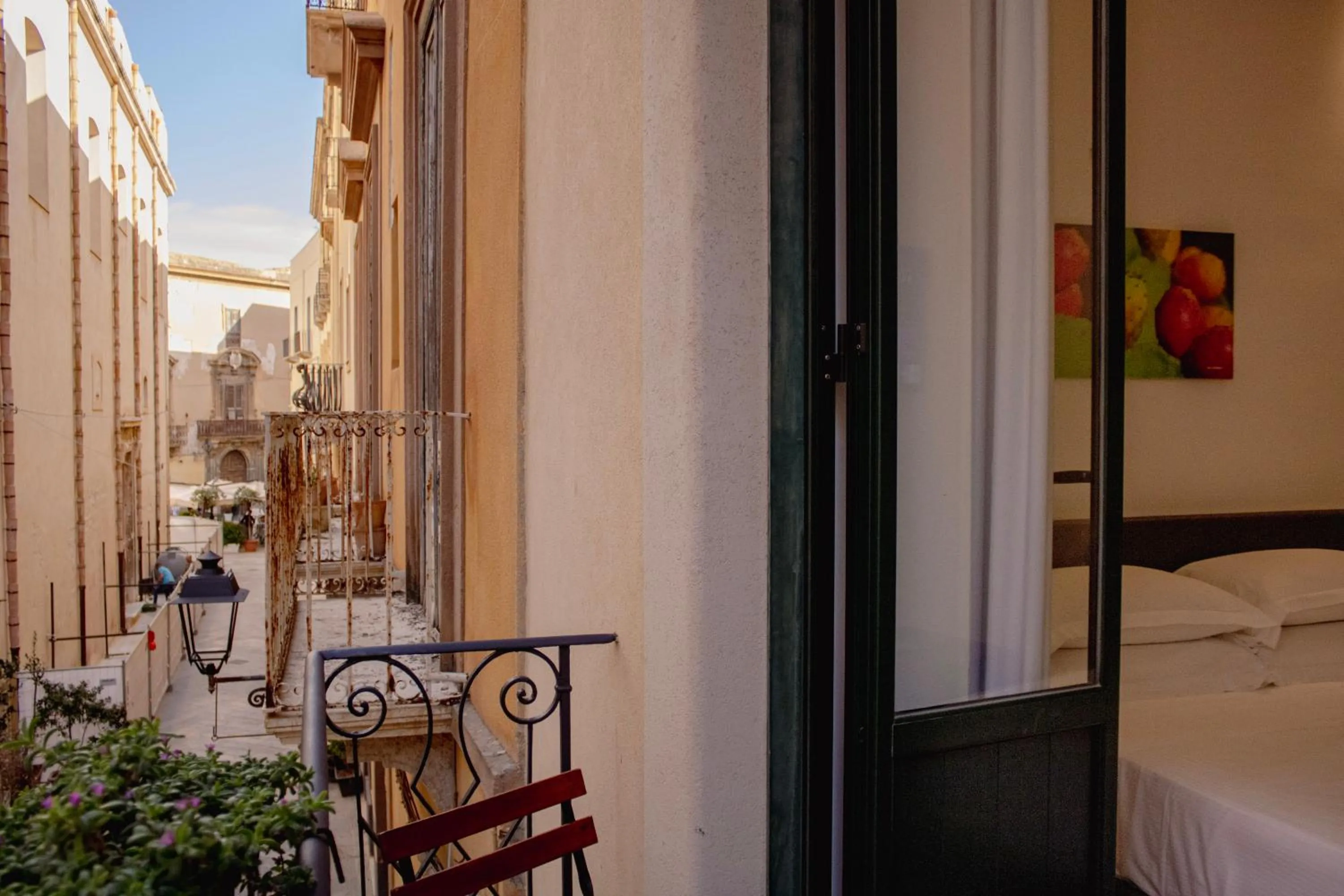 Bed in BADIA NUOVA Apart Hotel