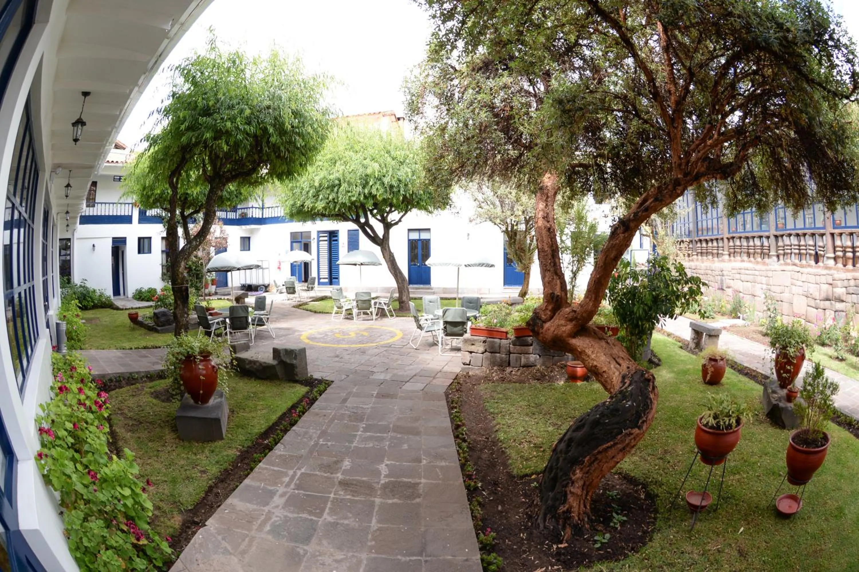 Garden in La Casa de Fray Bartolome