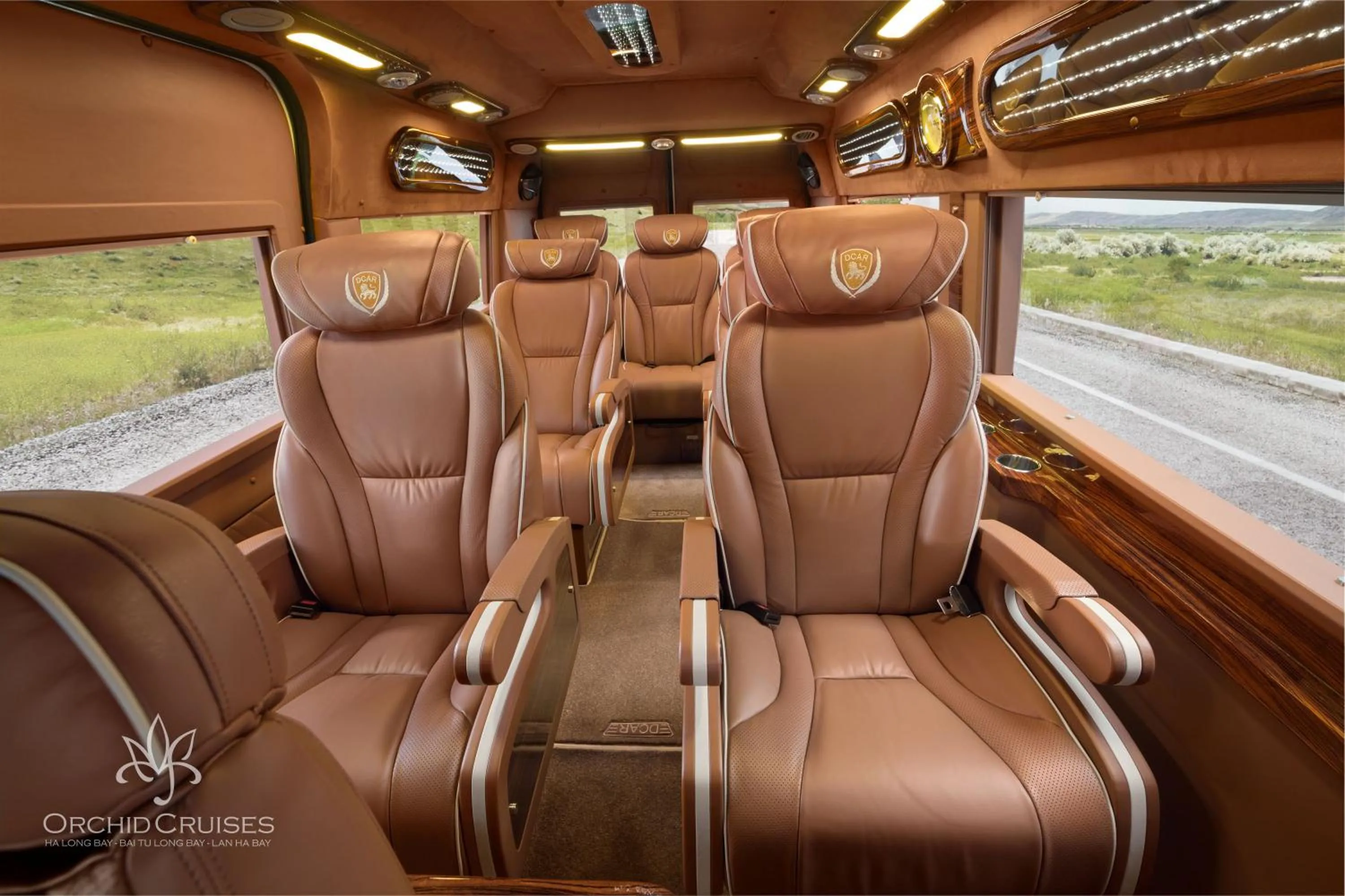 Seating area in Orchid Premium Cruise