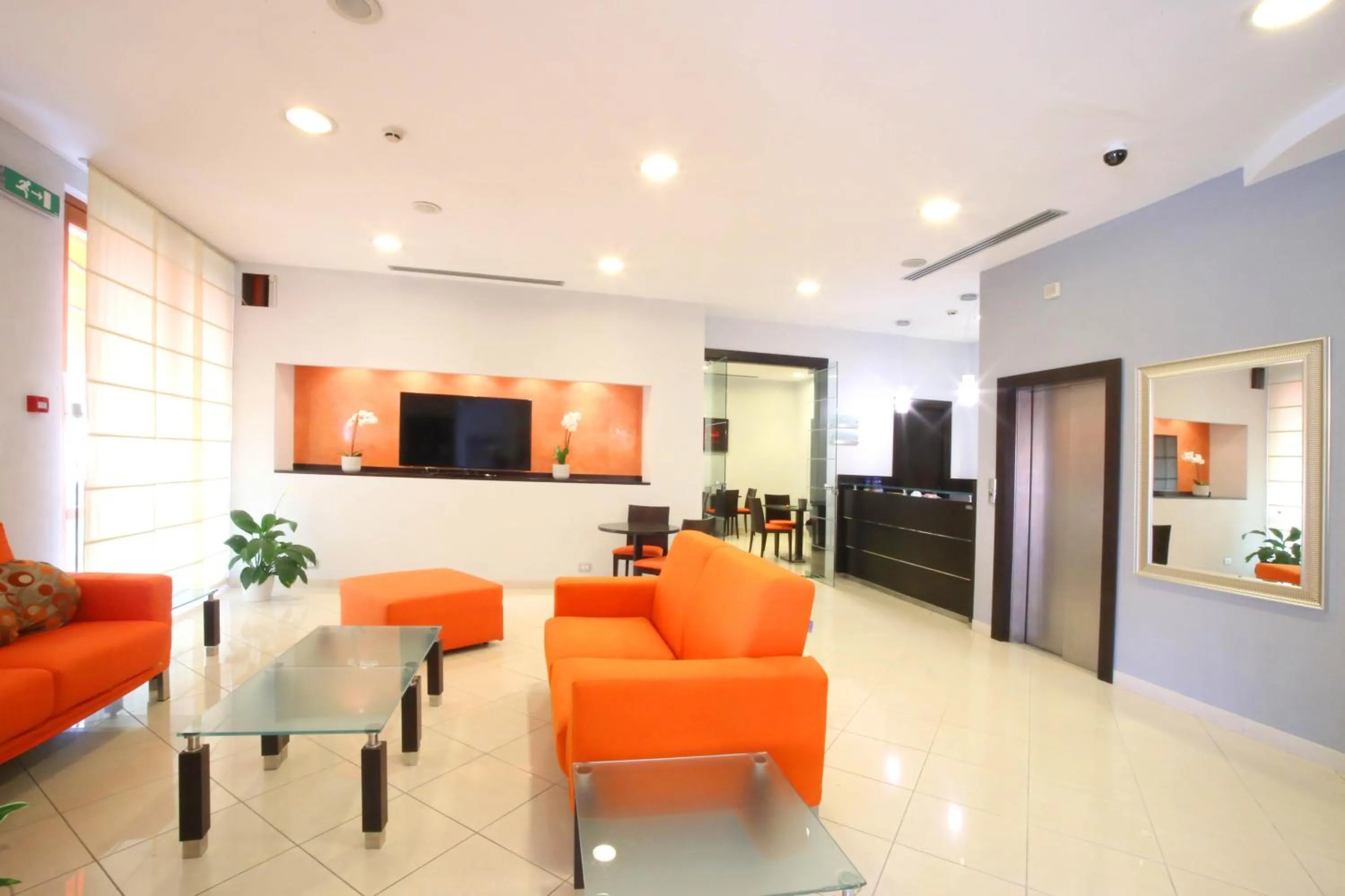 Lobby or reception in Albergo Cantiani