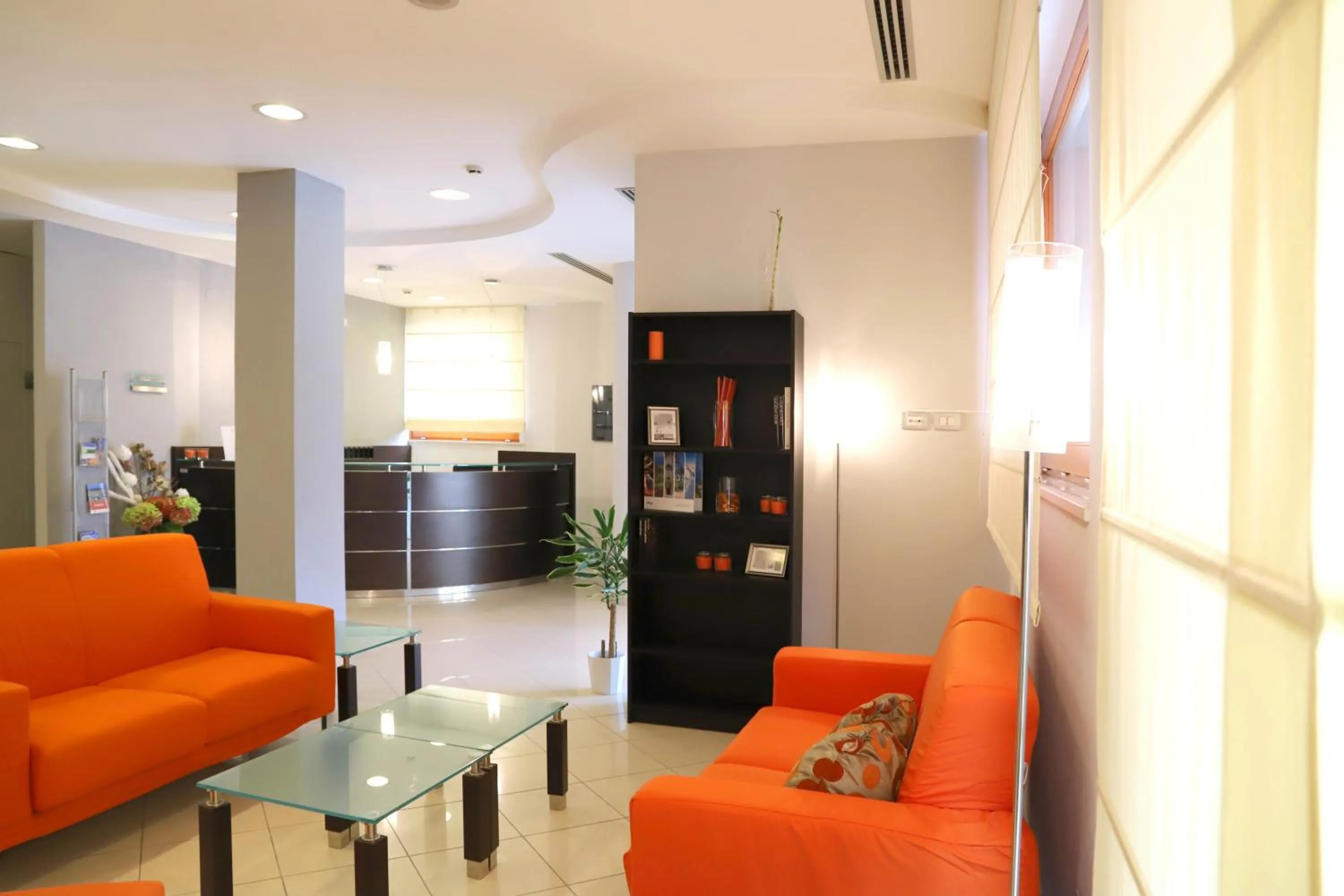 Lobby or reception in Albergo Cantiani