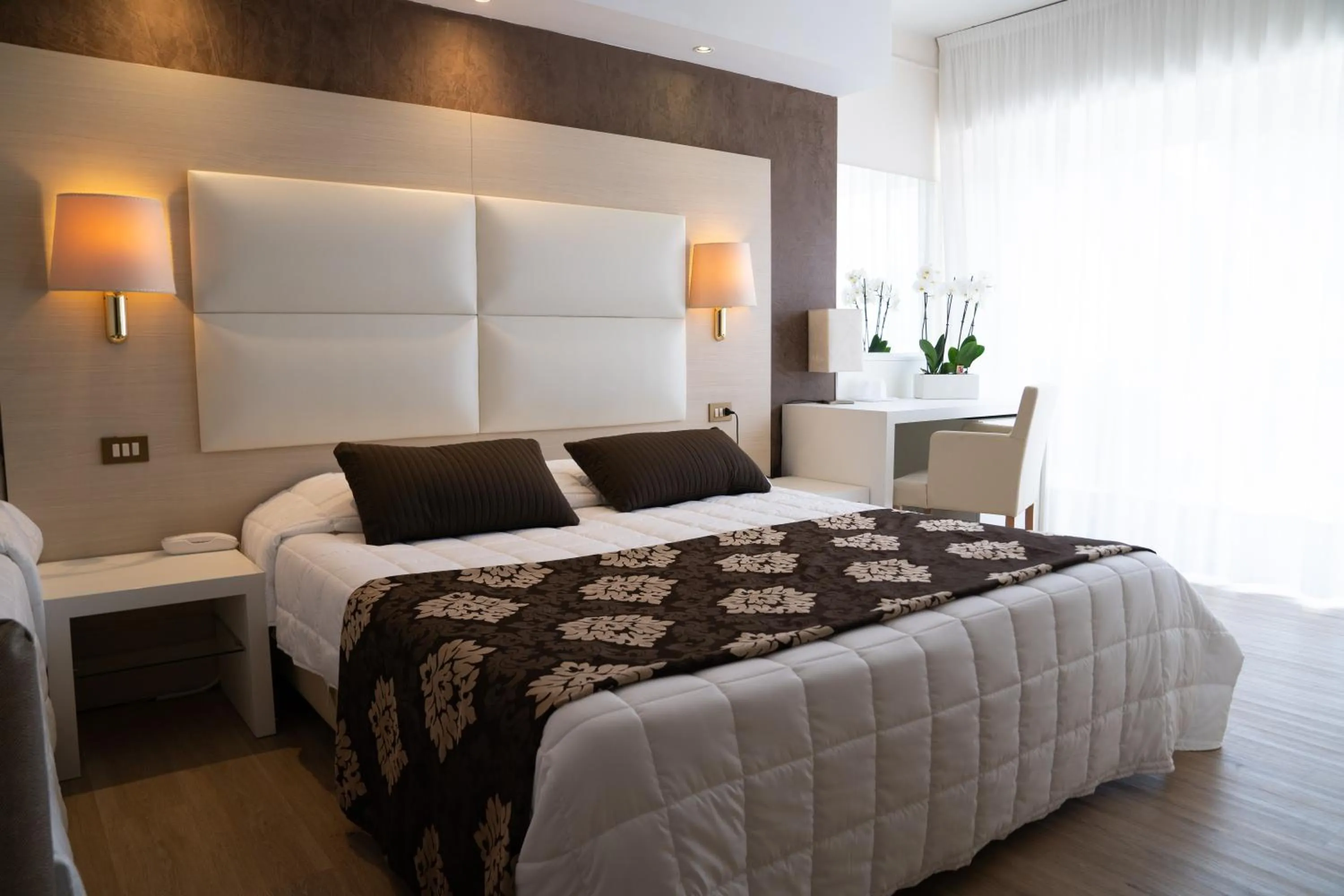 Bedroom, Bed in Hotel Conca Verde