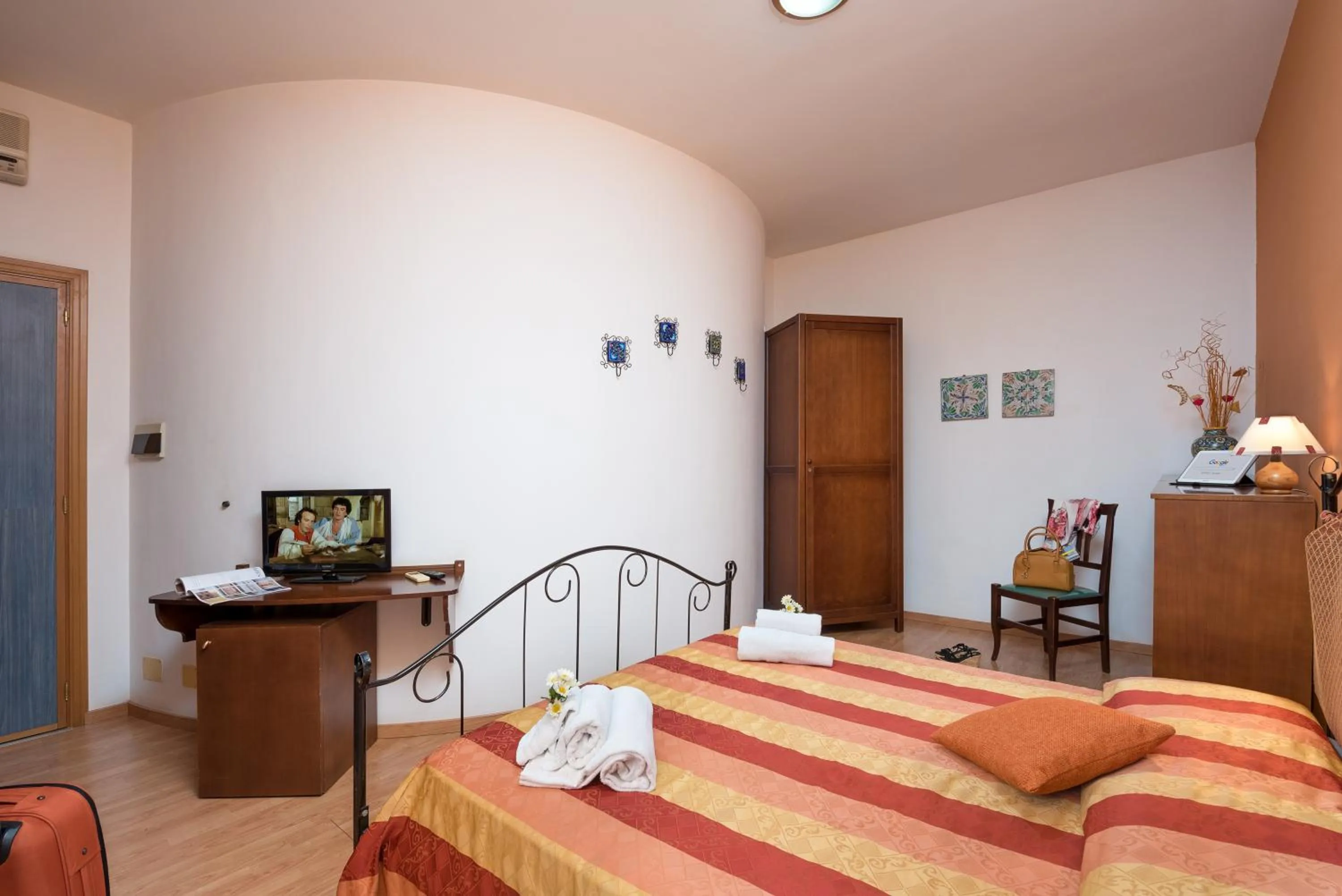 Bed in Hotel Halimeda