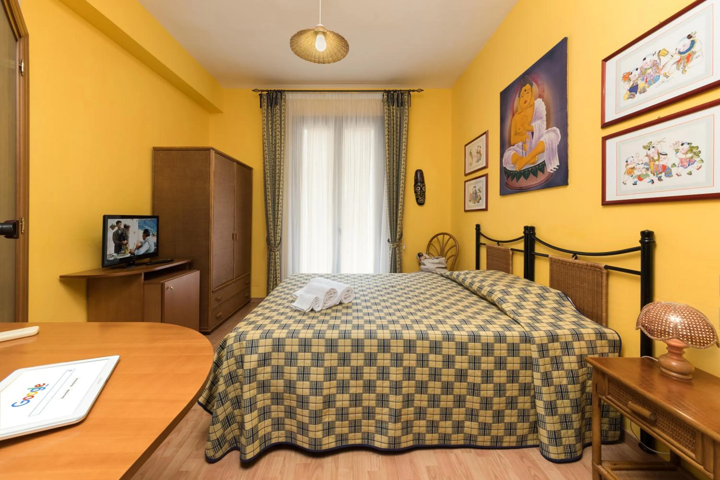 Bed in Hotel Halimeda