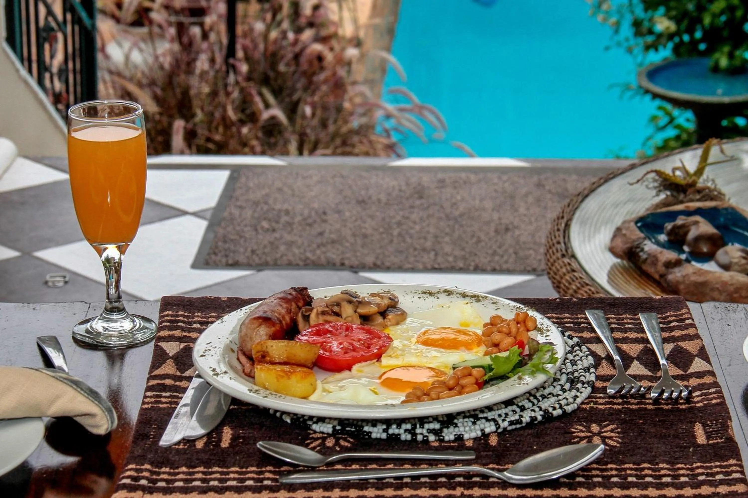 Continental breakfast in Acorn B&B in Durban