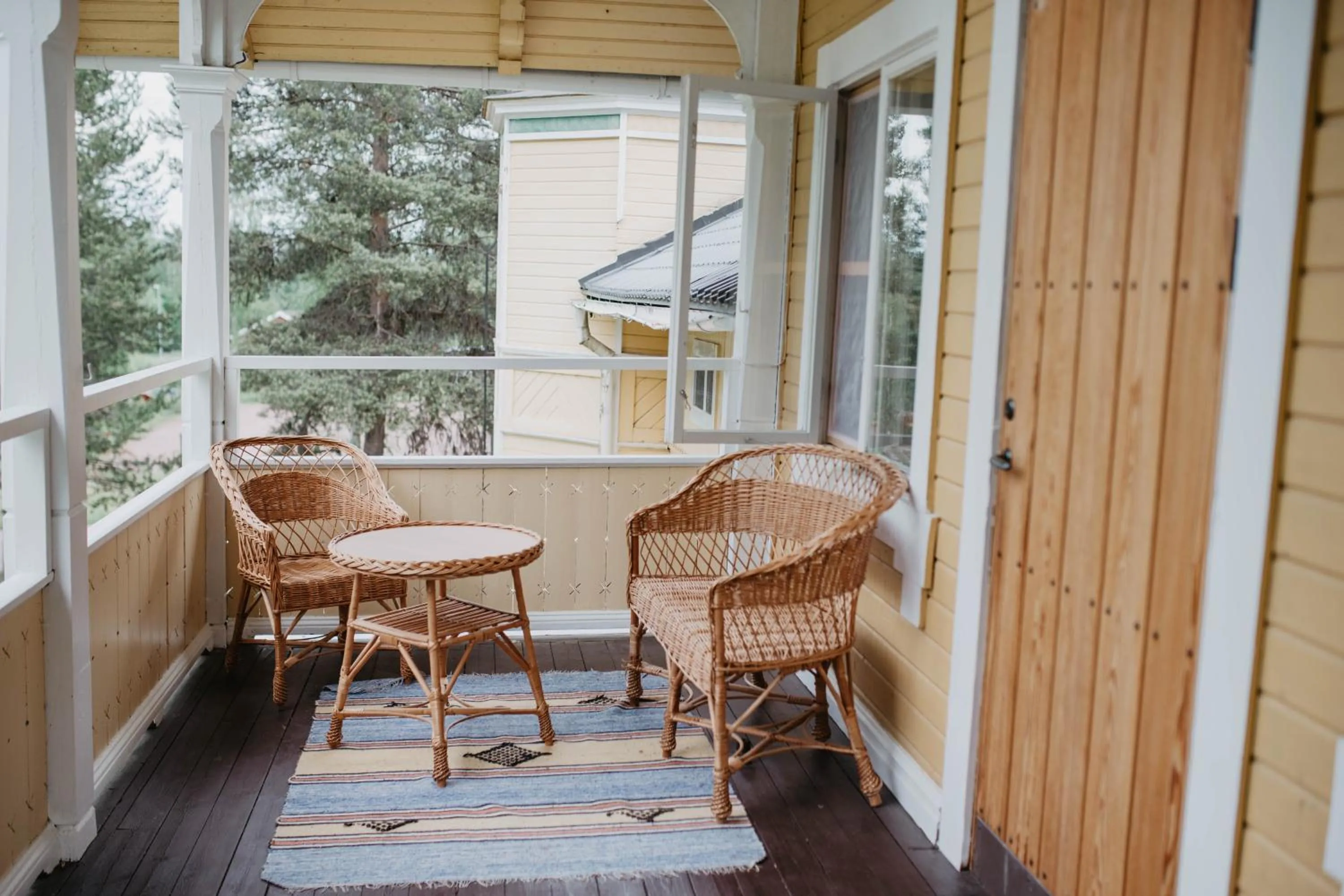 Balcony/Terrace in Turistgården Särna