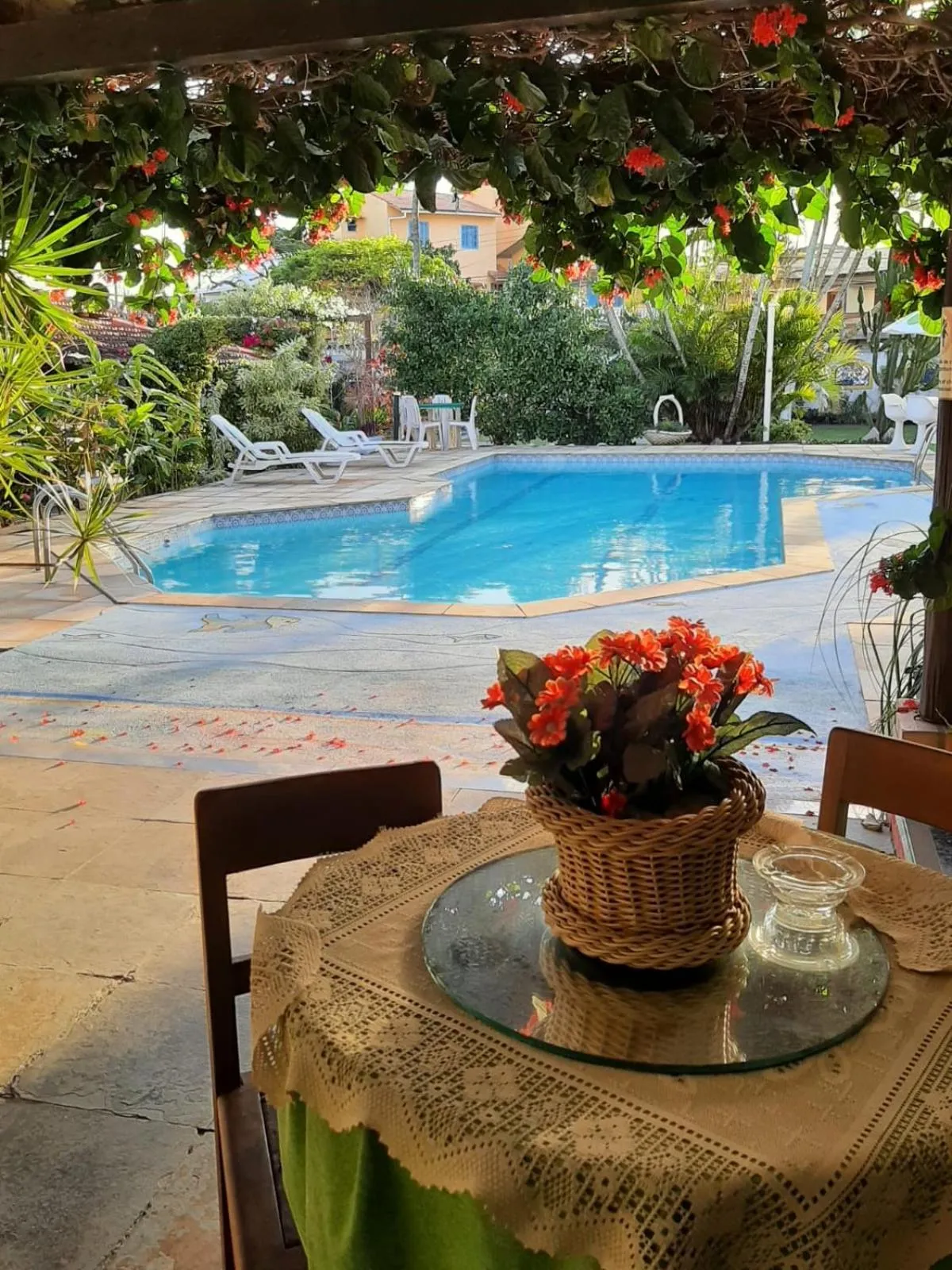 Patio in Pousada Chez Moi