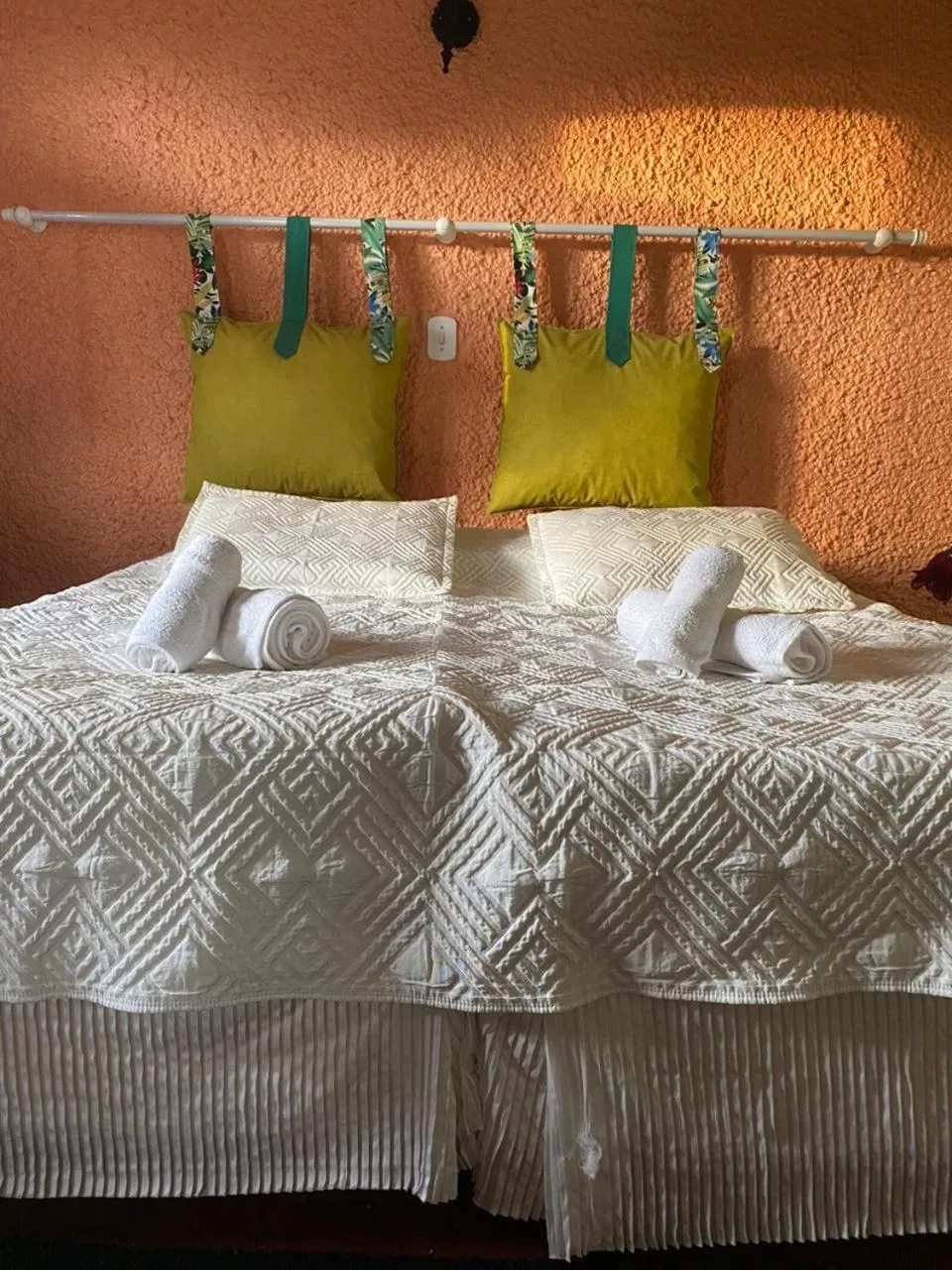 Bed in Pousada Chez Moi