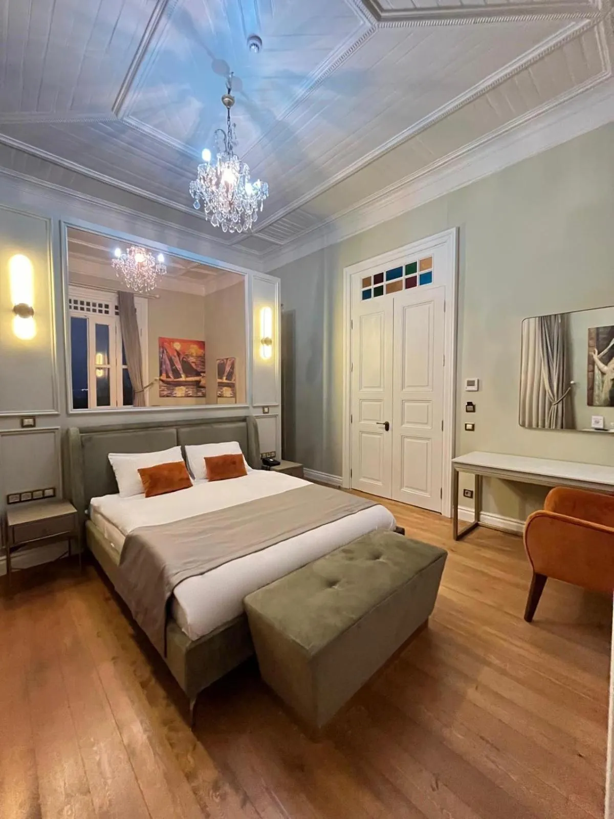 Bed in Triada Hotel Büyükada