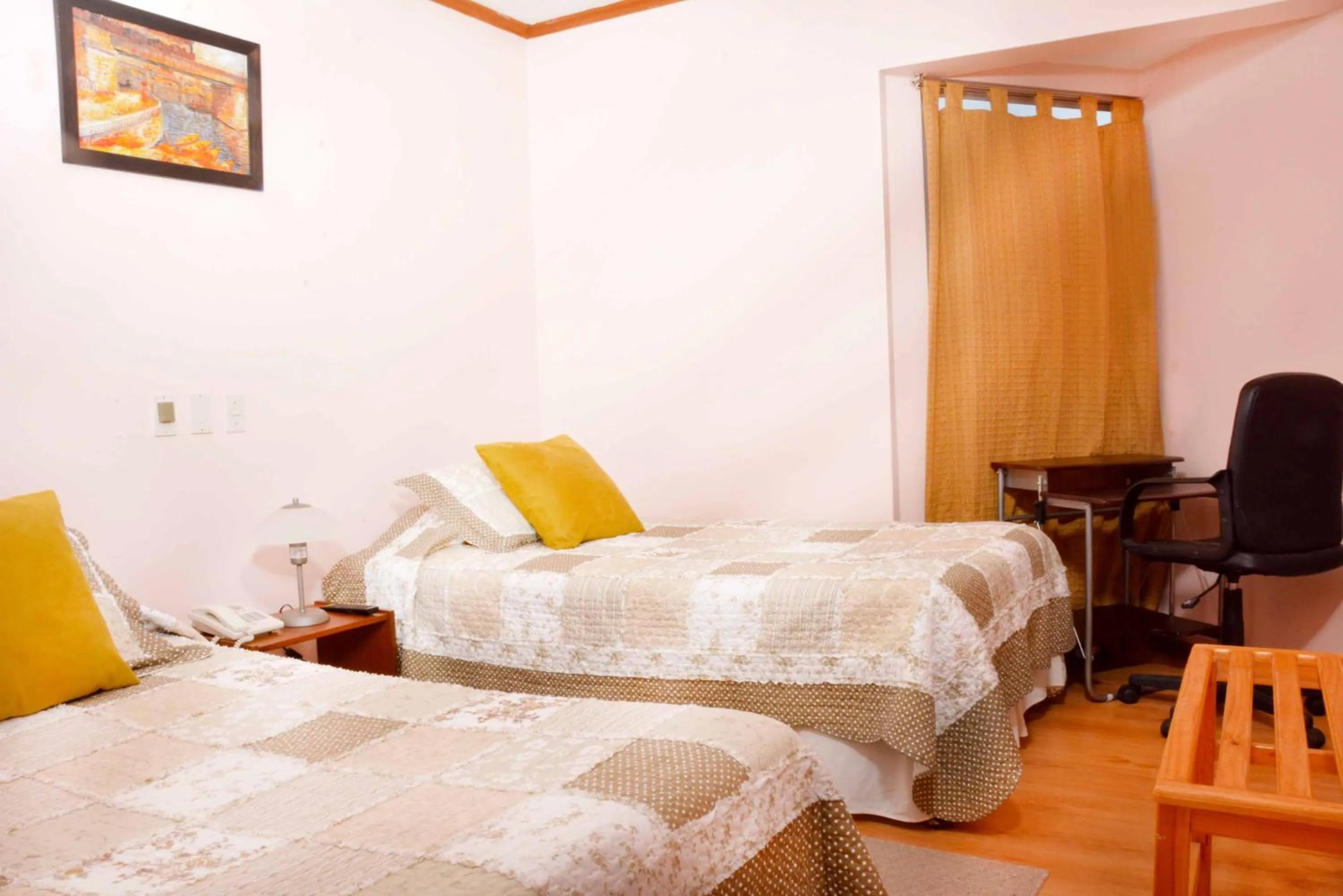 Bed in Hotel San Francisco De la Selva