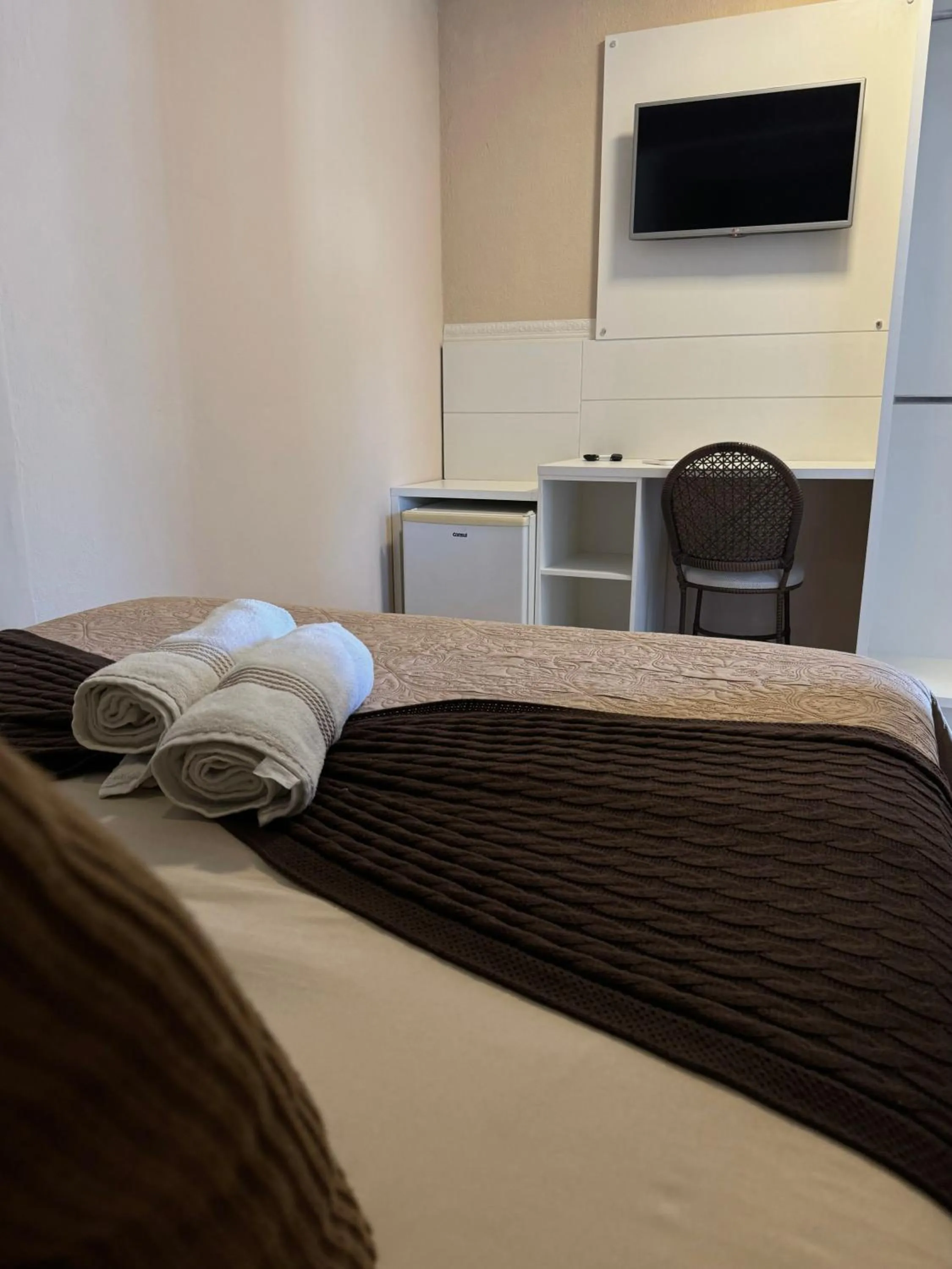 Bed in Hotel Estrela do Mar